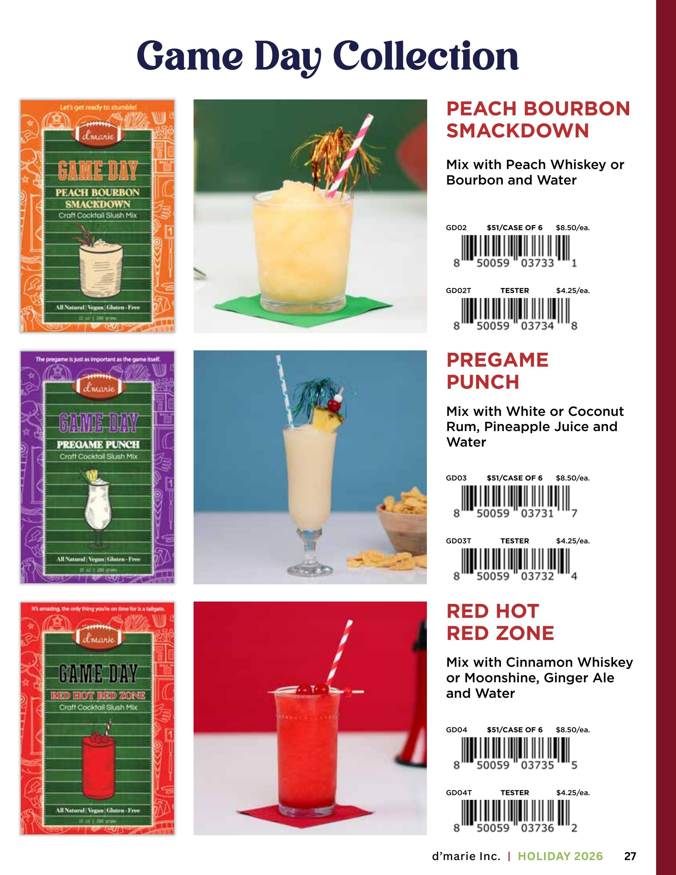 d'marie Holiday Food and Drink Catalog Weekly Ad January 1 - December 31, 2026