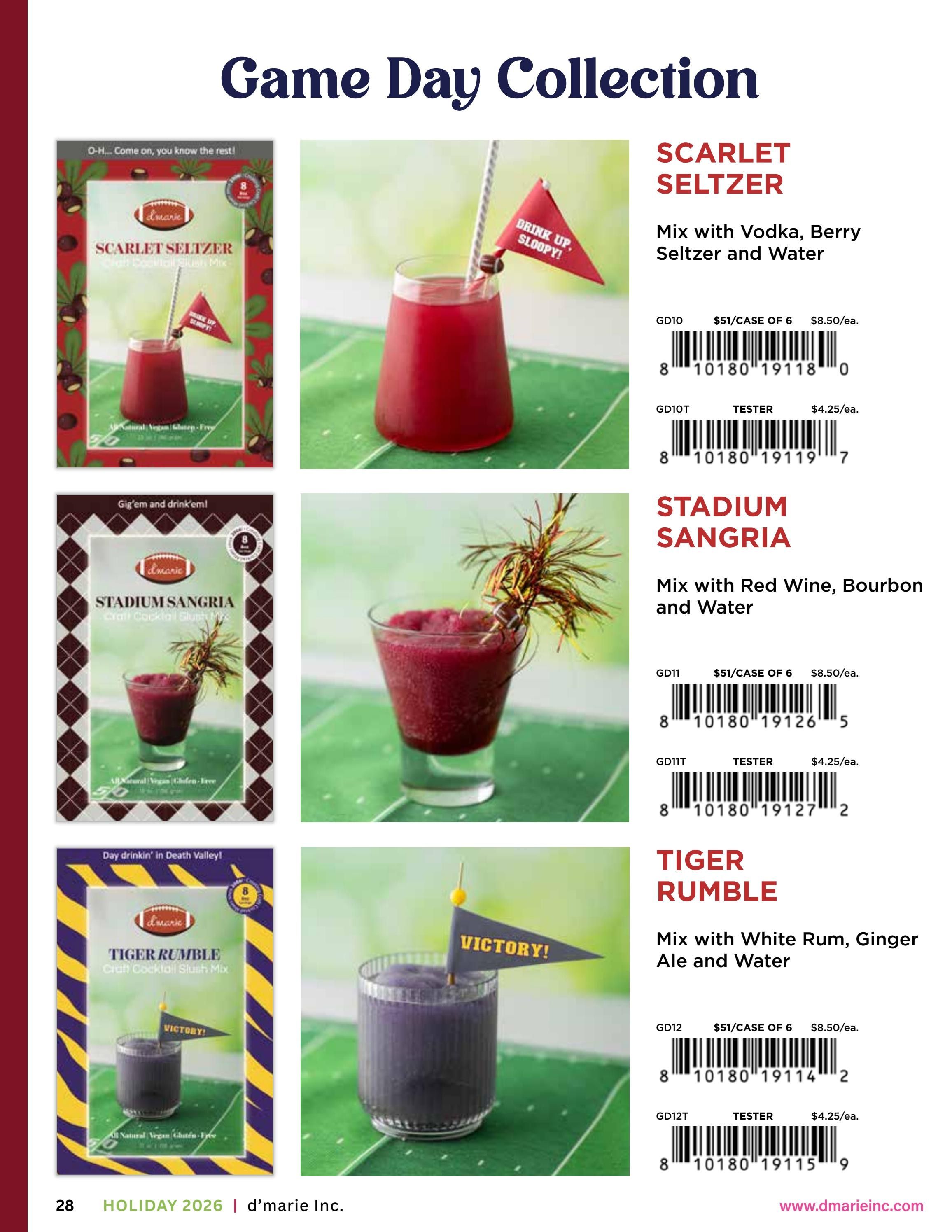 d'marie Holiday Food and Drink Catalog Weekly Ad January 1 - December 31, 2026