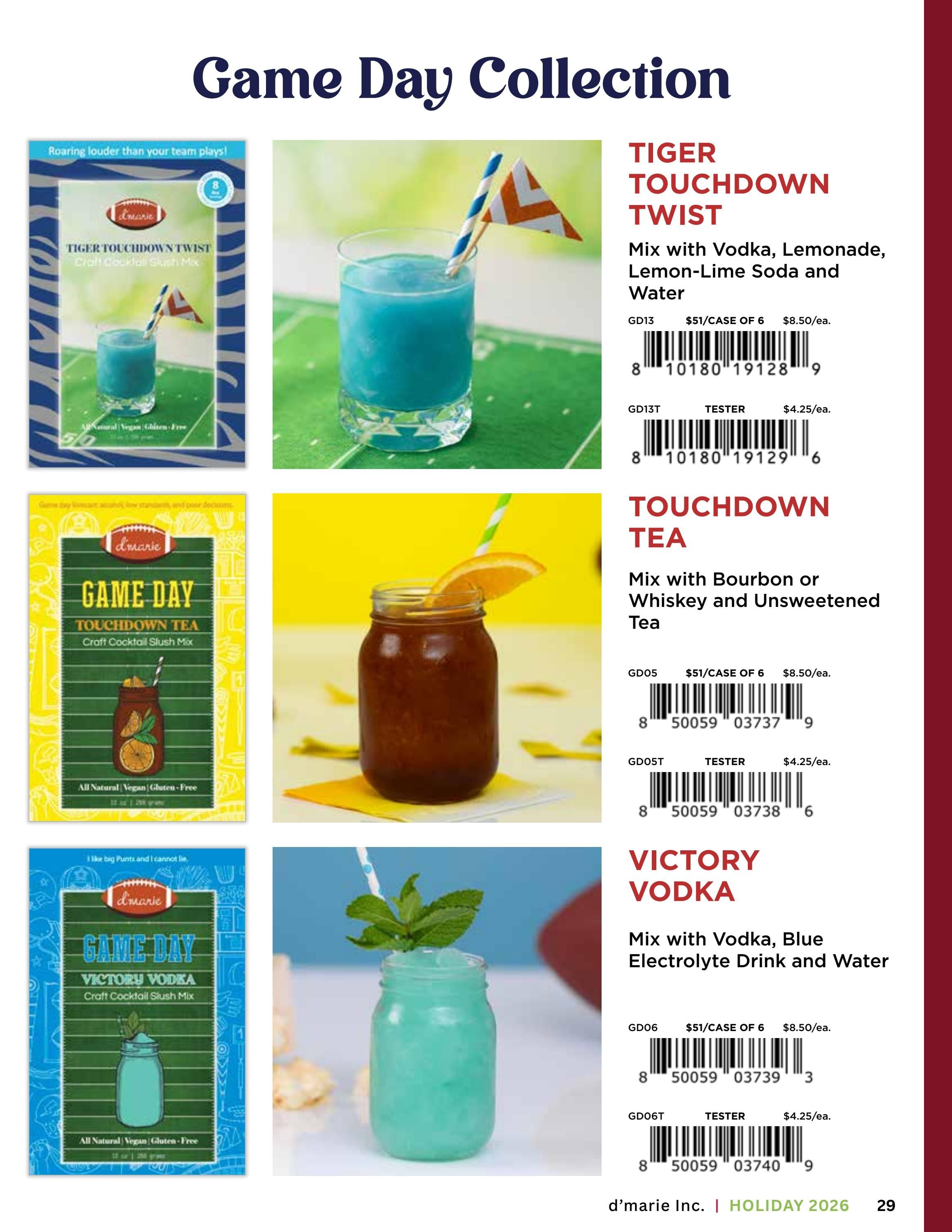 d'marie Holiday Food and Drink Catalog Weekly Ad January 1 - December 31, 2026