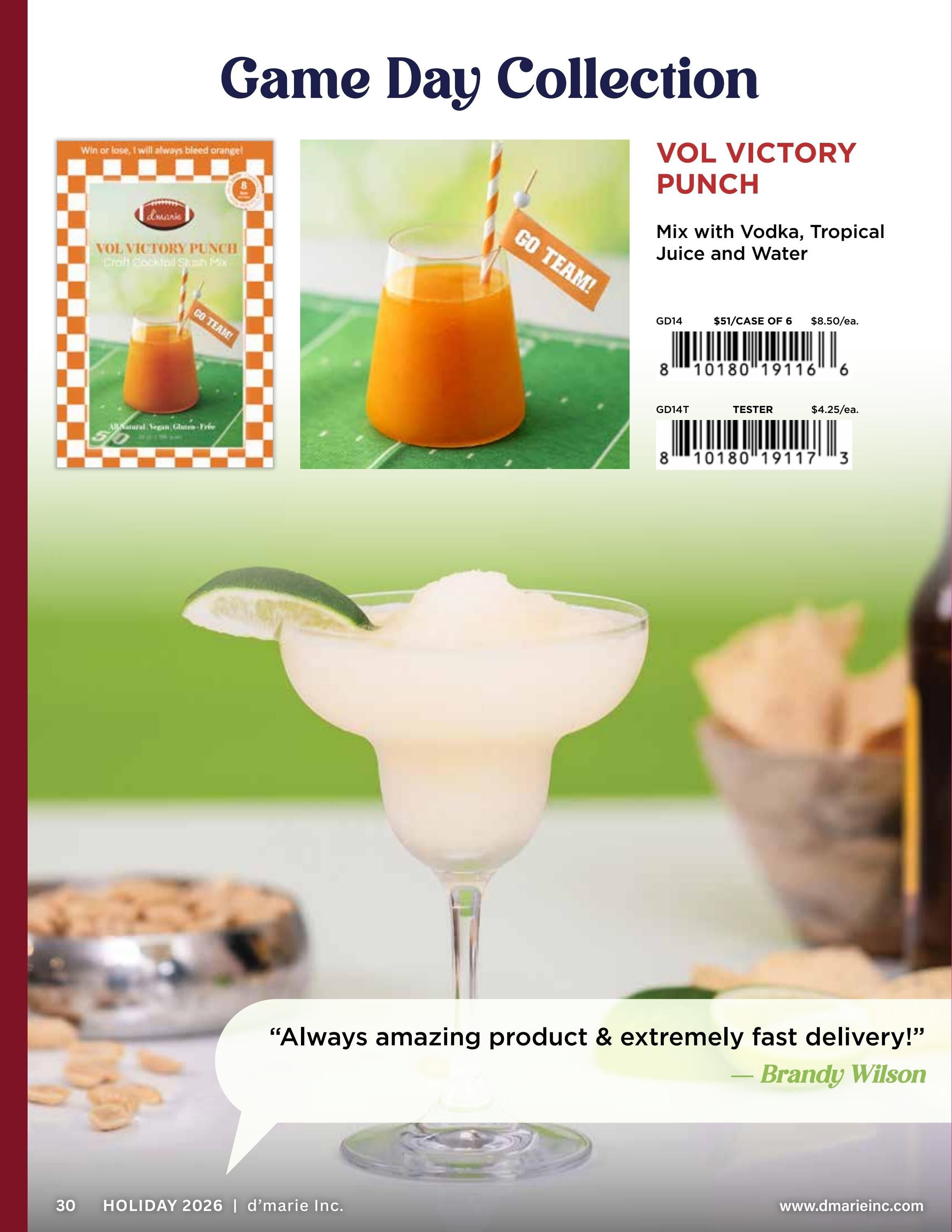 d'marie Holiday Food and Drink Catalog Weekly Ad January 1 - December 31, 2026