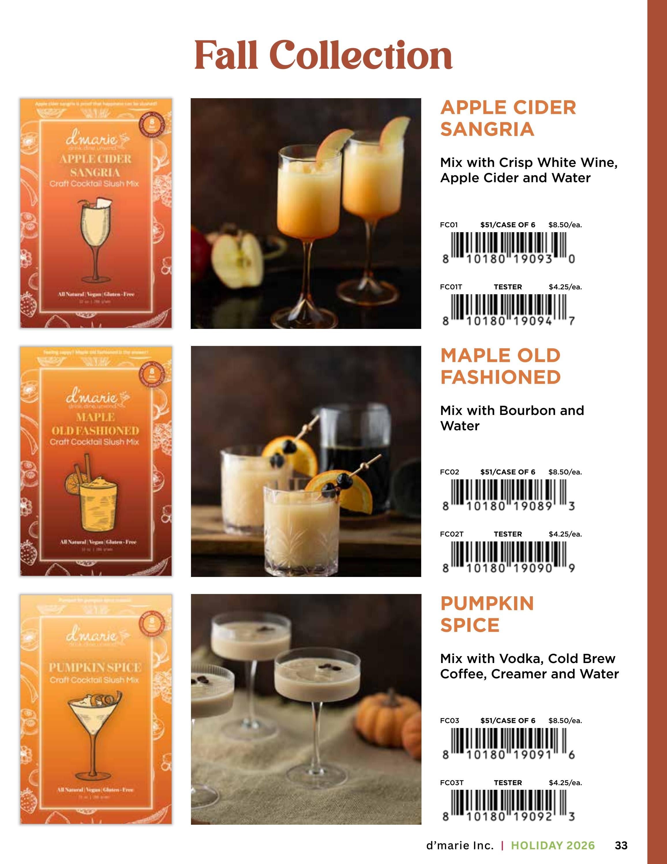 d'marie Holiday Food and Drink Catalog Weekly Ad January 1 - December 31, 2026