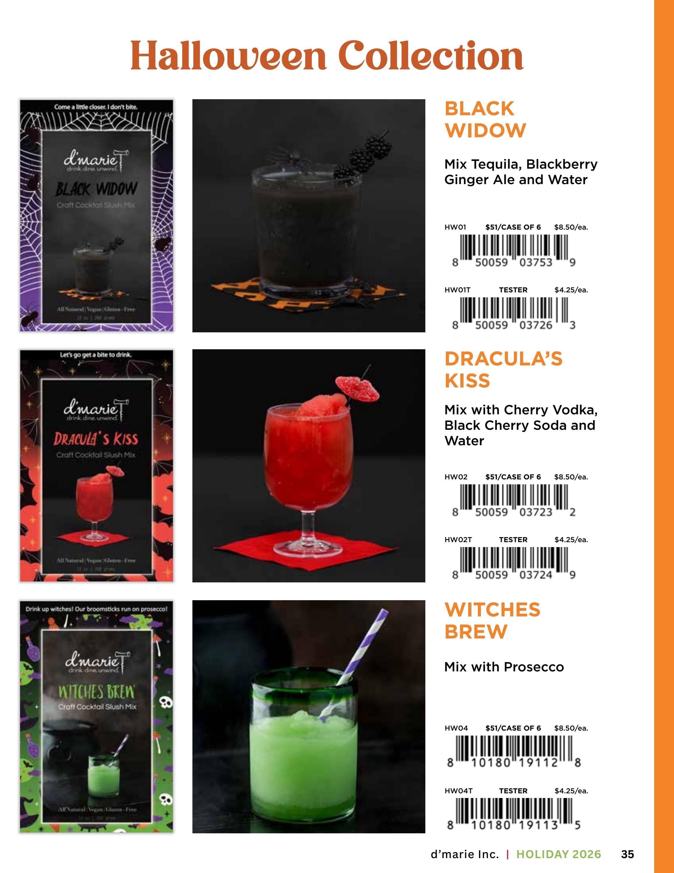 d'marie Holiday Food and Drink Catalog Weekly Ad January 1 - December 31, 2026