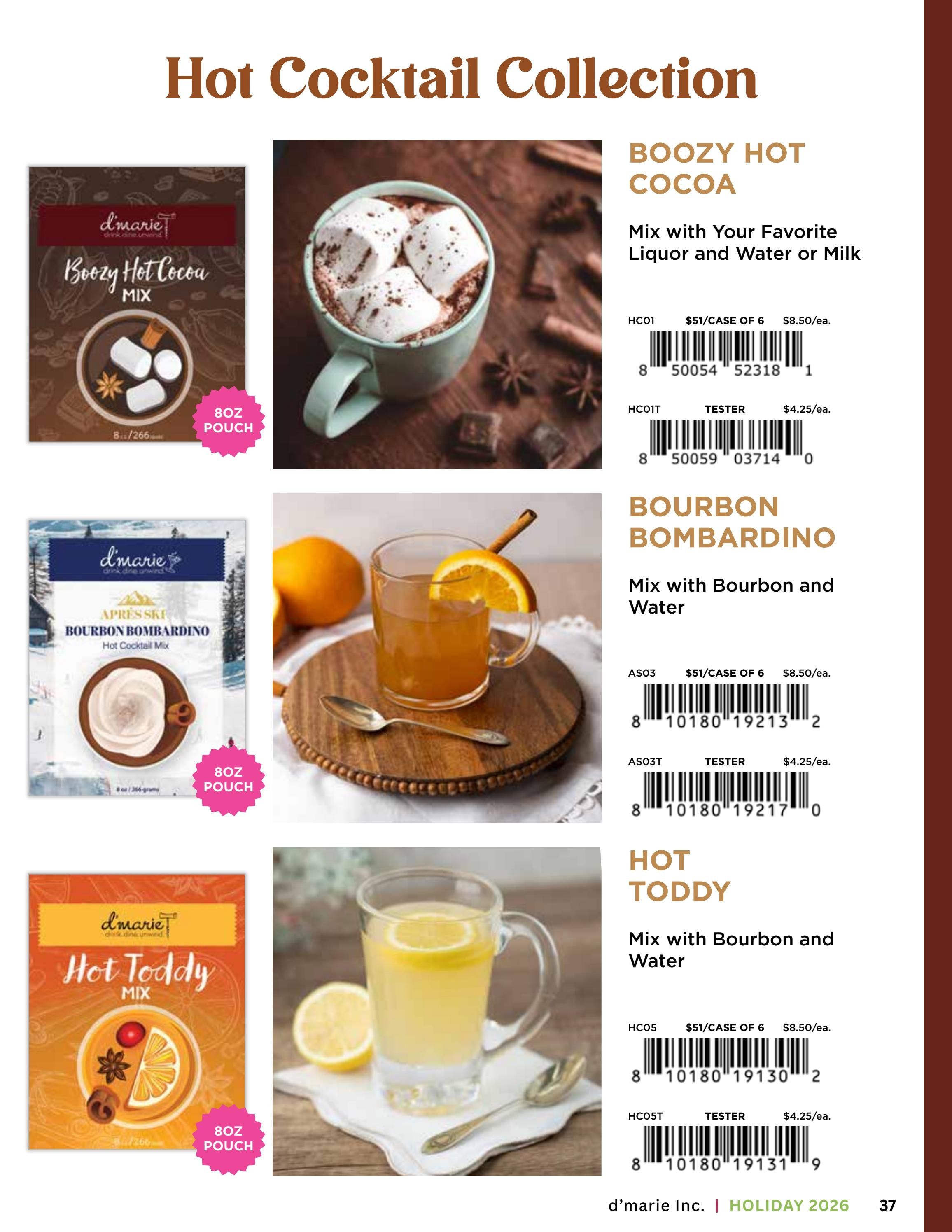 d'marie Holiday Food and Drink Catalog Weekly Ad January 1 - December 31, 2026