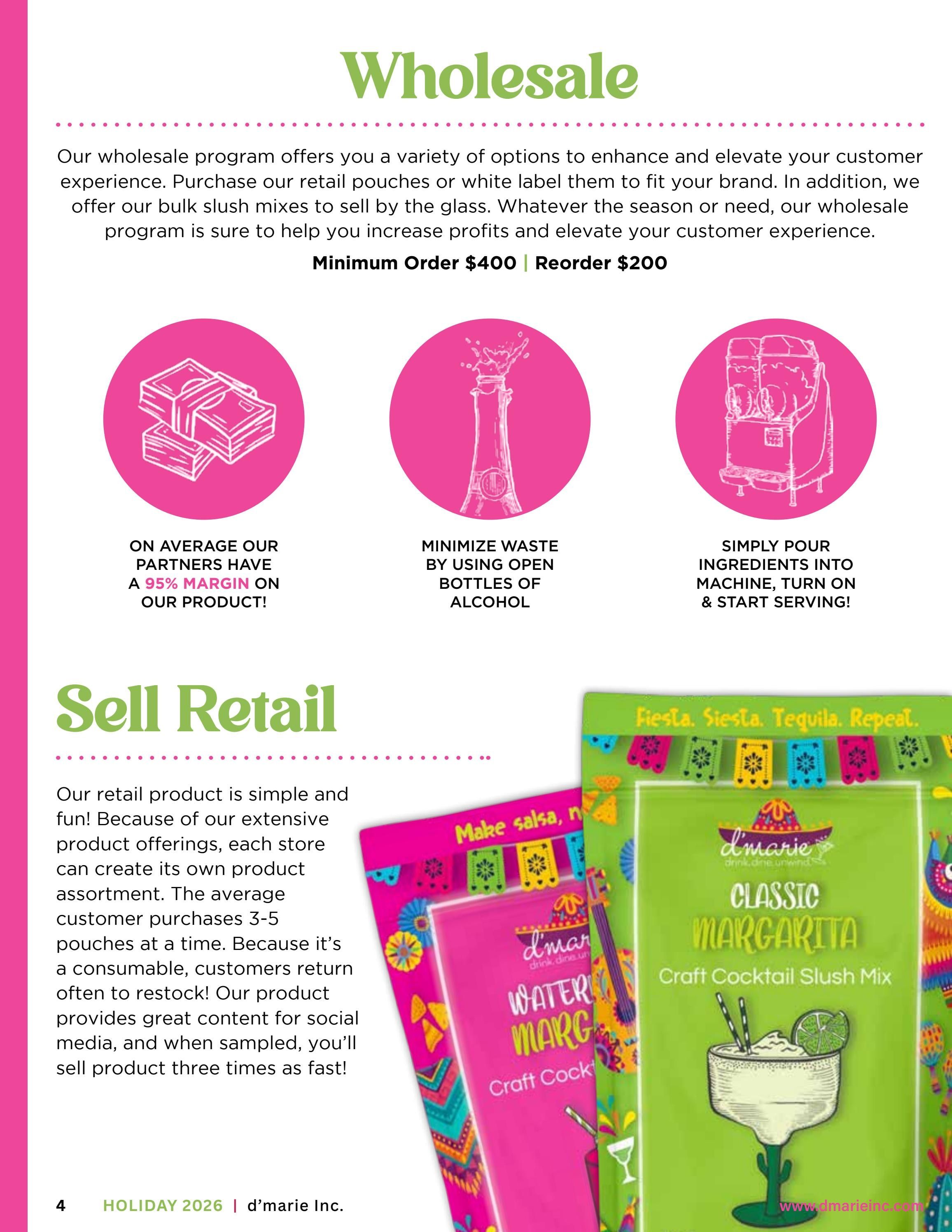 d'marie Holiday Food and Drink Catalog Weekly Ad January 1 - December 31, 2026
