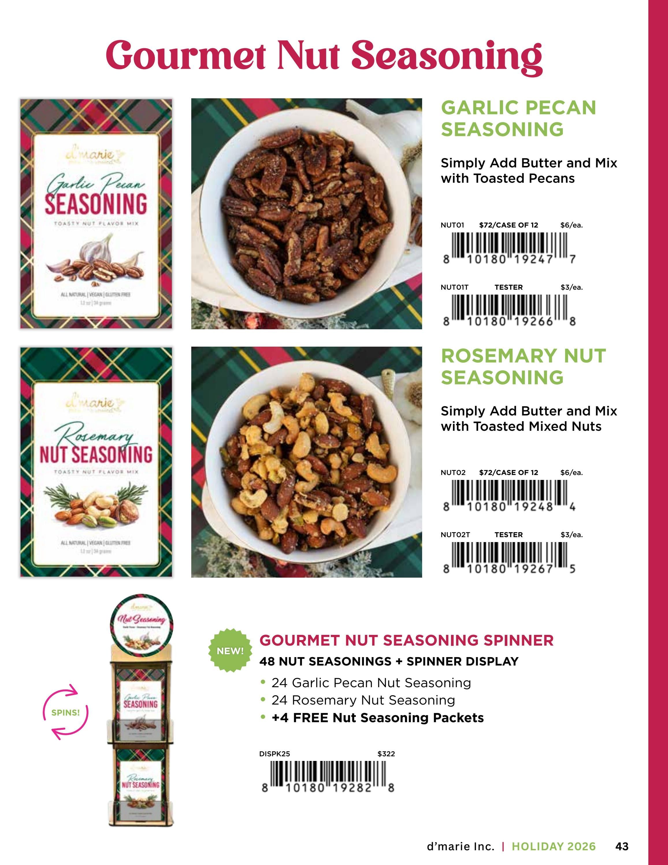 d'marie Holiday Food and Drink Catalog Weekly Ad January 1 - December 31, 2026