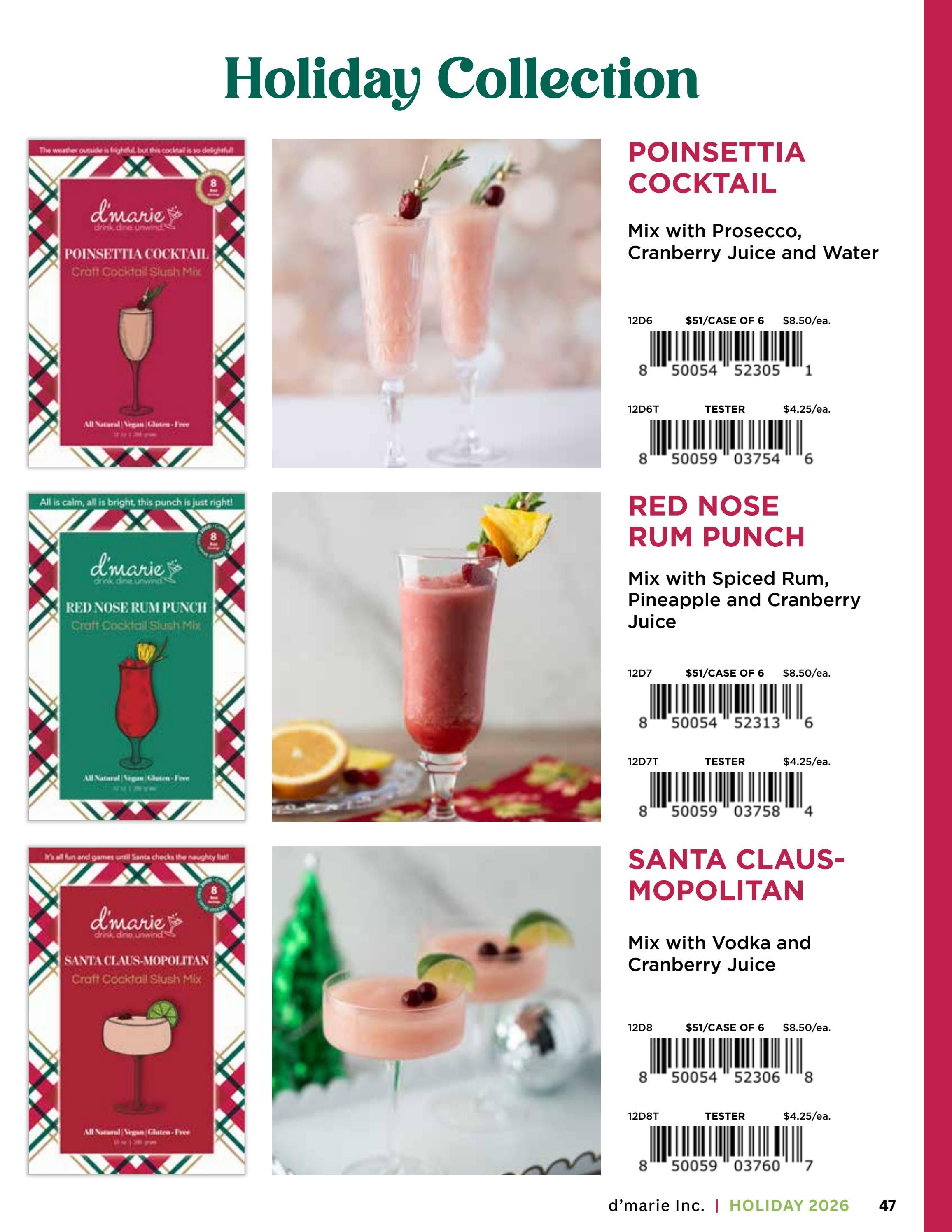 d'marie Holiday Food and Drink Catalog Weekly Ad January 1 - December 31, 2026