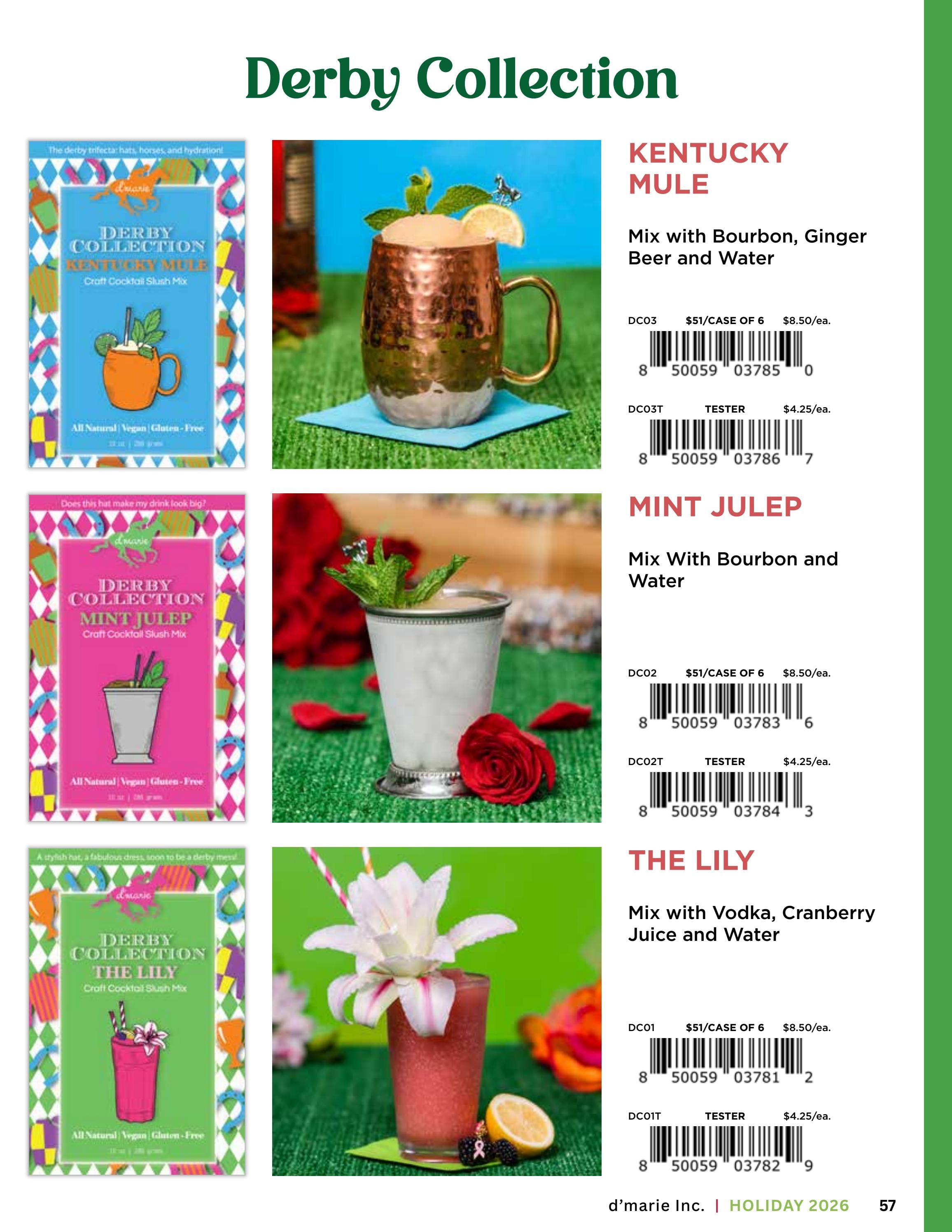 d'marie Holiday Food and Drink Catalog Weekly Ad January 1 - December 31, 2026