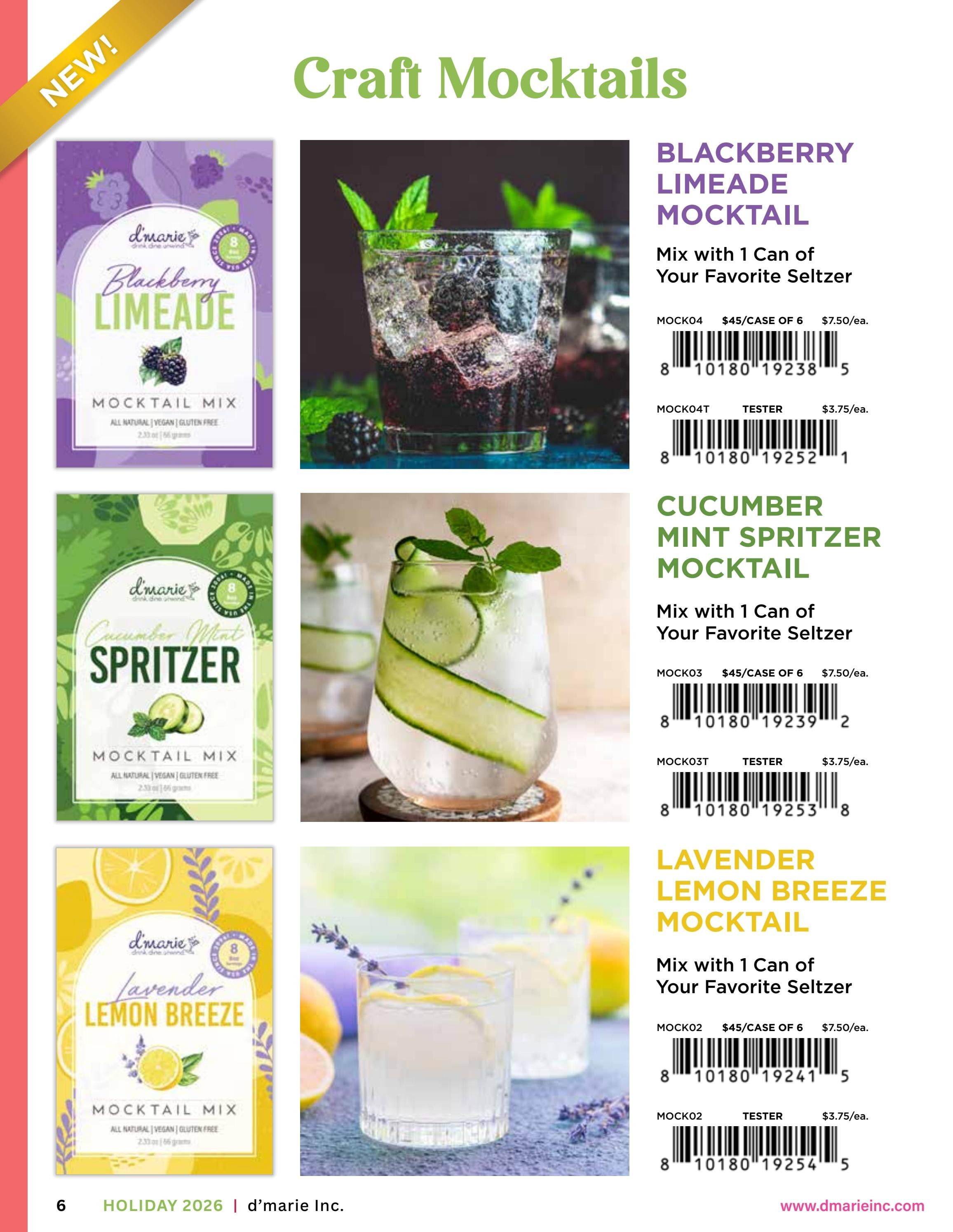 d'marie Holiday Food and Drink Catalog Weekly Ad January 1 - December 31, 2026