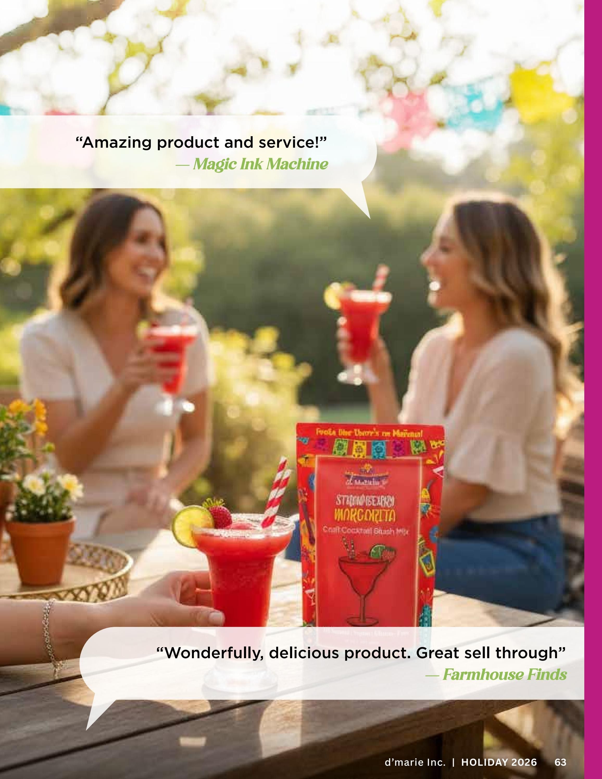 d'marie Holiday Food and Drink Catalog Weekly Ad January 1 - December 31, 2026