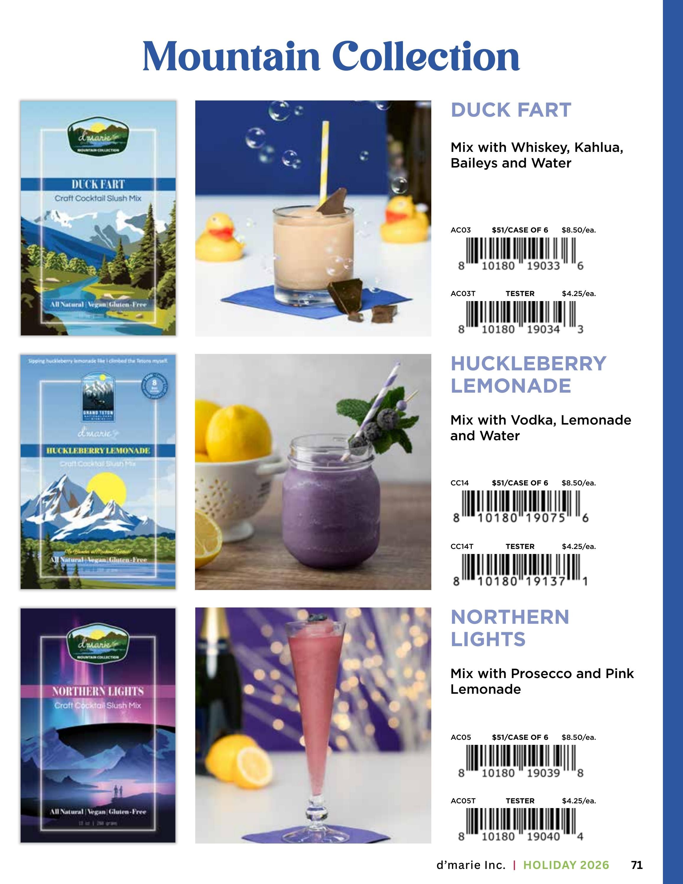 d'marie Holiday Food and Drink Catalog Weekly Ad January 1 - December 31, 2026