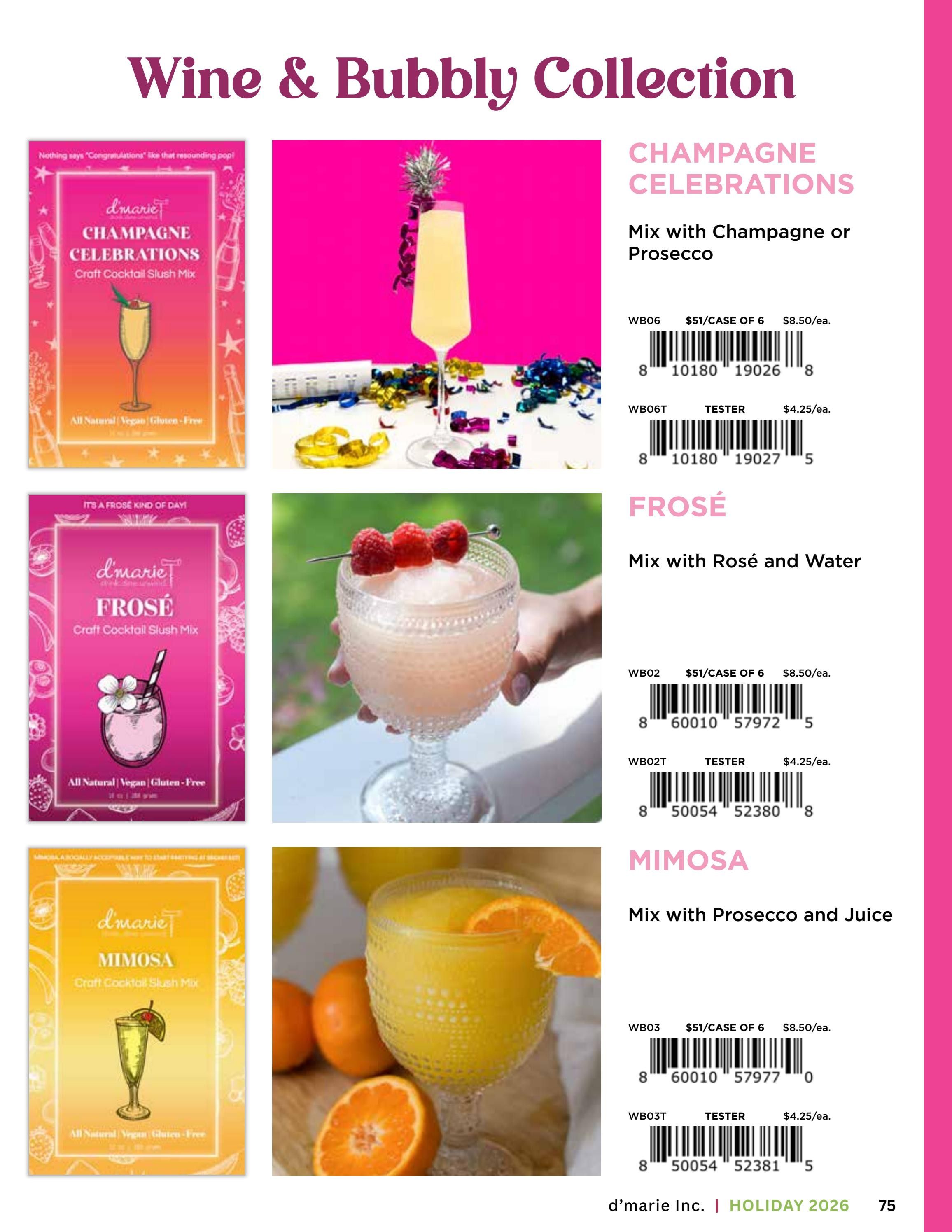 d'marie Holiday Food and Drink Catalog Weekly Ad January 1 - December 31, 2026
