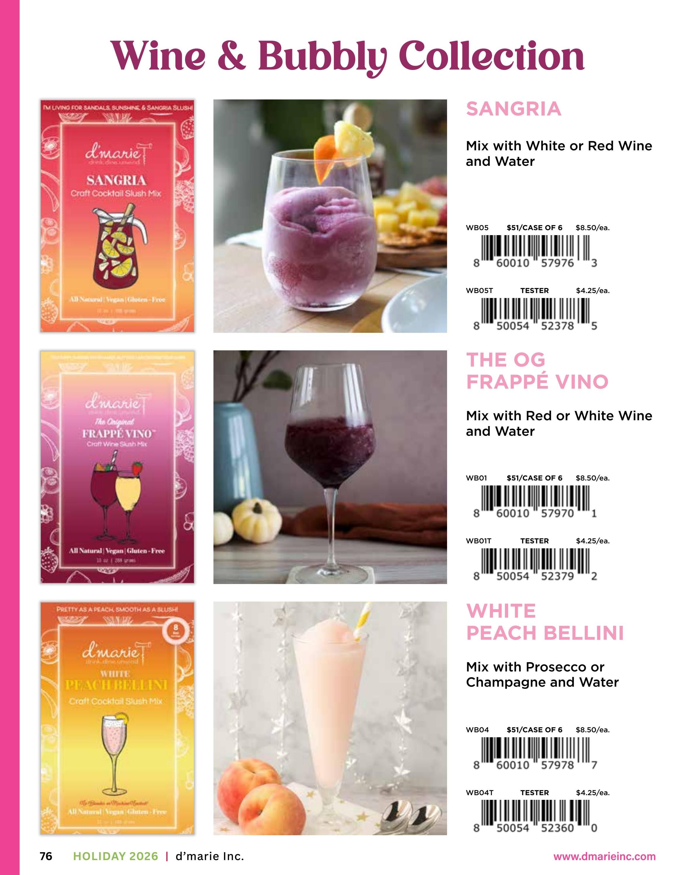 d'marie Holiday Food and Drink Catalog Weekly Ad January 1 - December 31, 2026