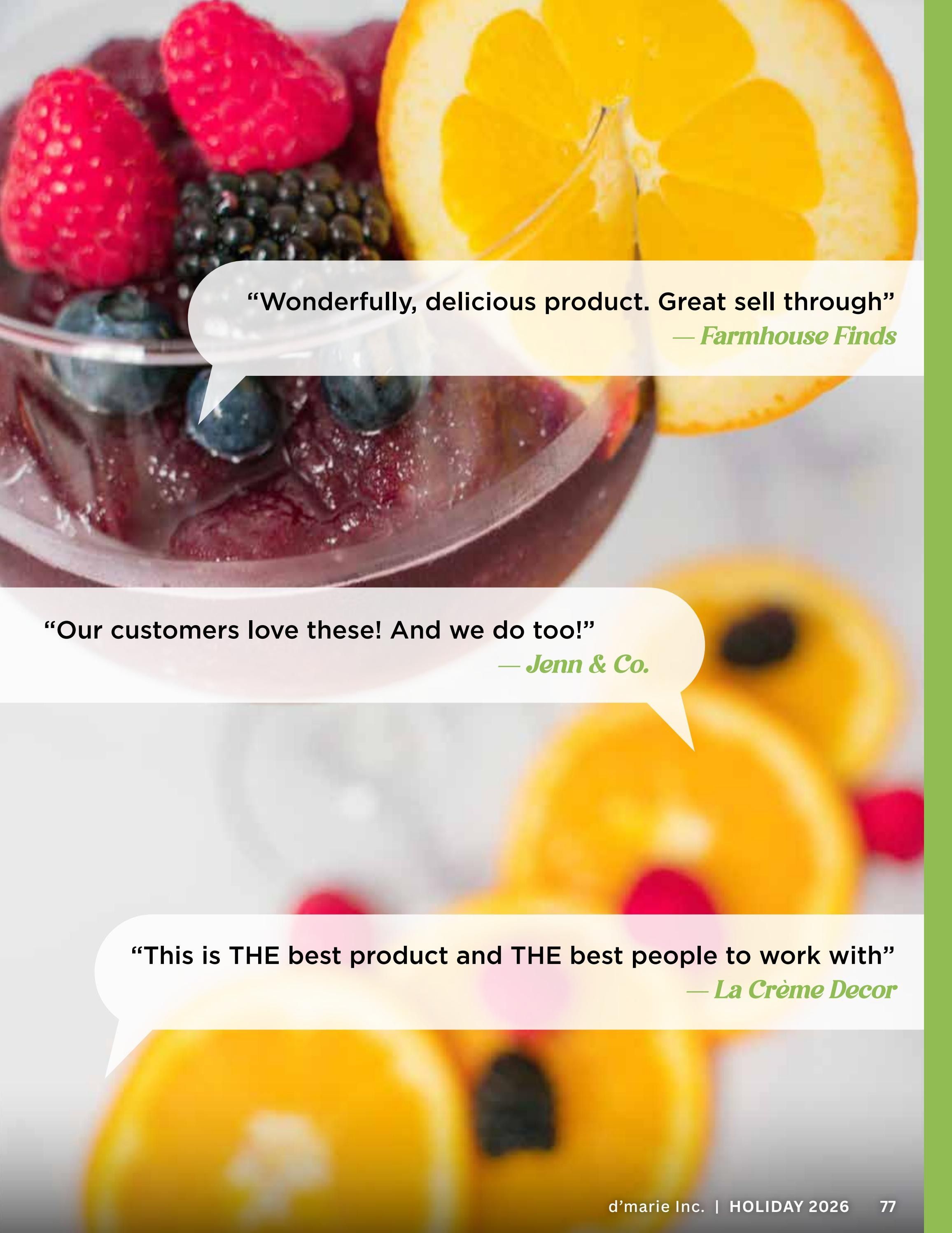 d'marie Holiday Food and Drink Catalog Weekly Ad January 1 - December 31, 2026