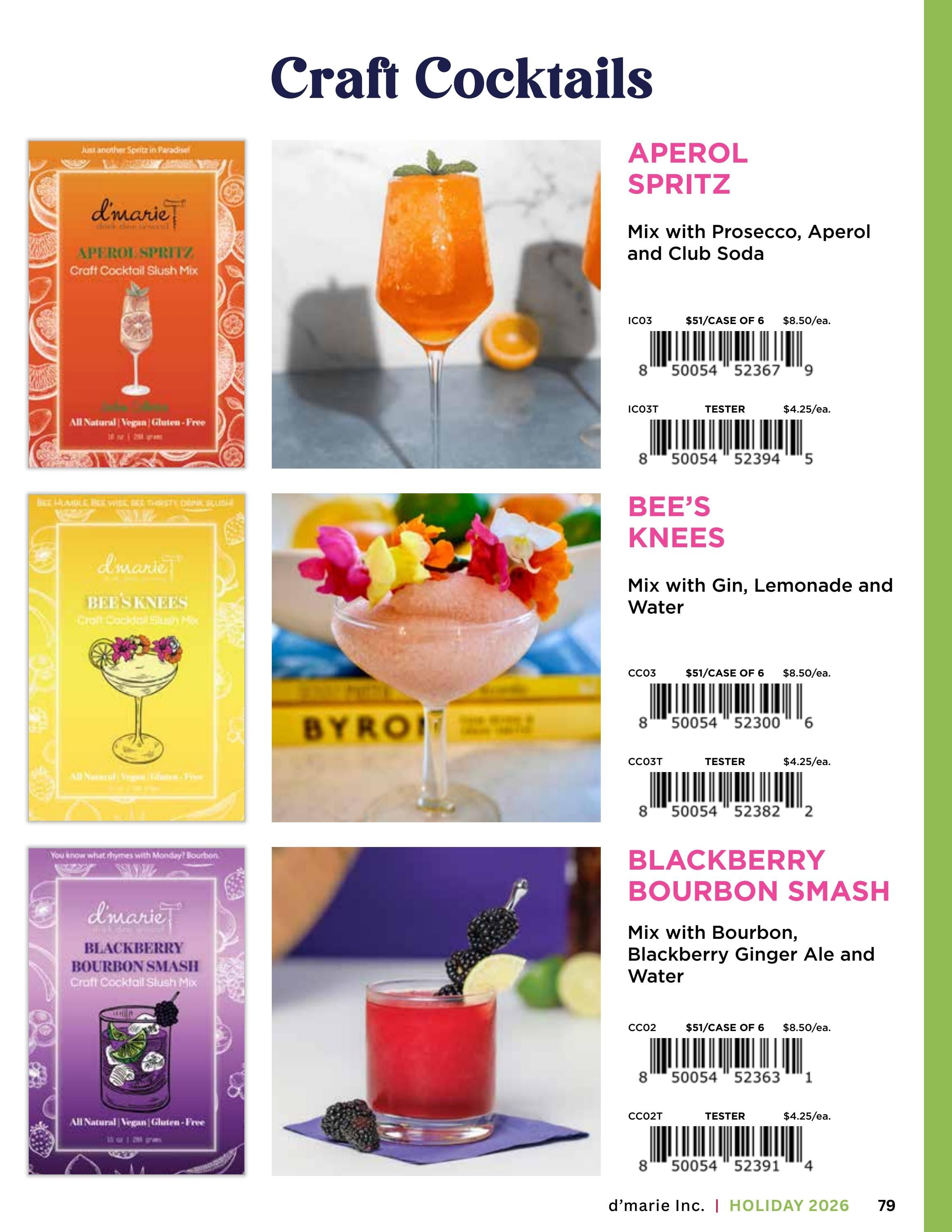 d'marie Holiday Food and Drink Catalog Weekly Ad January 1 - December 31, 2026