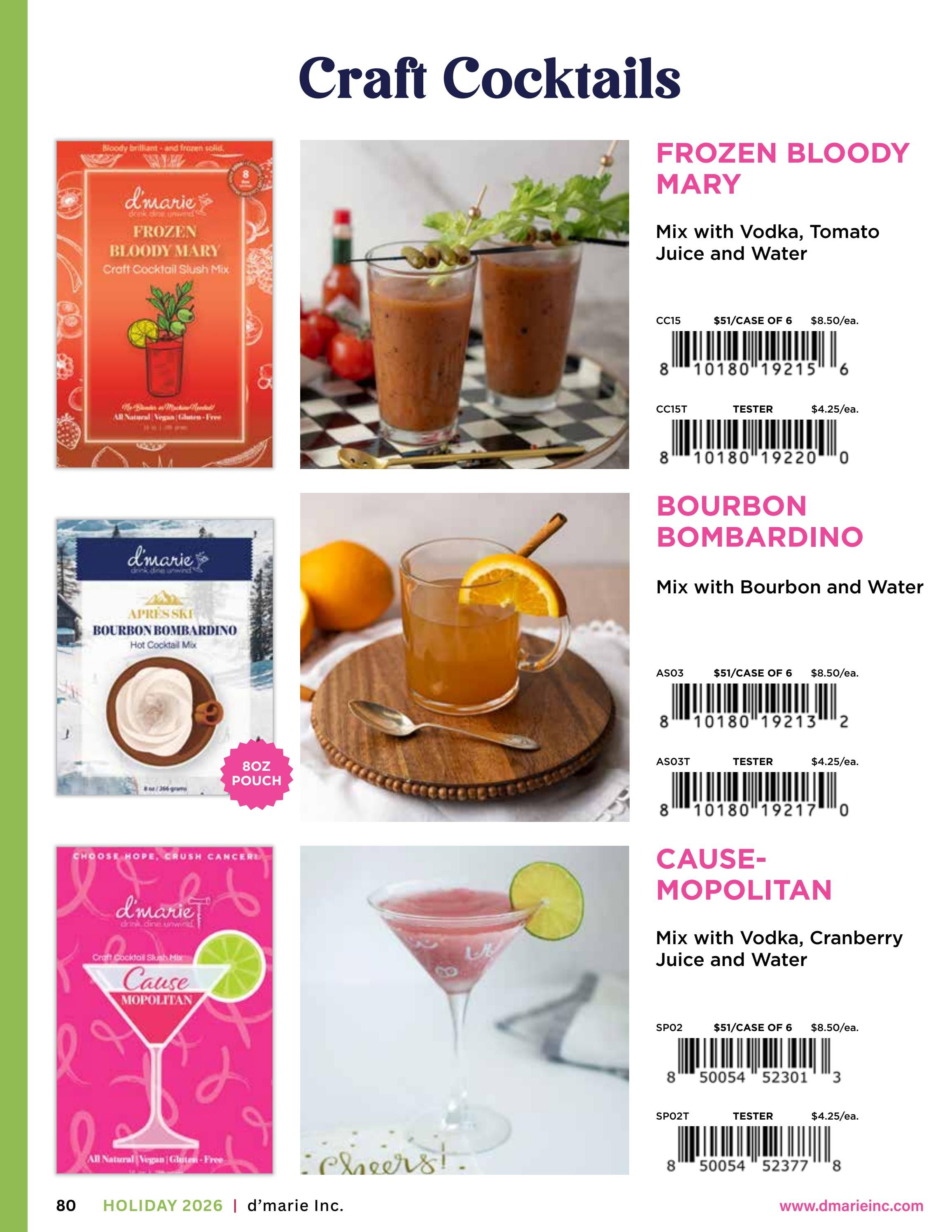 d'marie Holiday Food and Drink Catalog Weekly Ad January 1 - December 31, 2026
