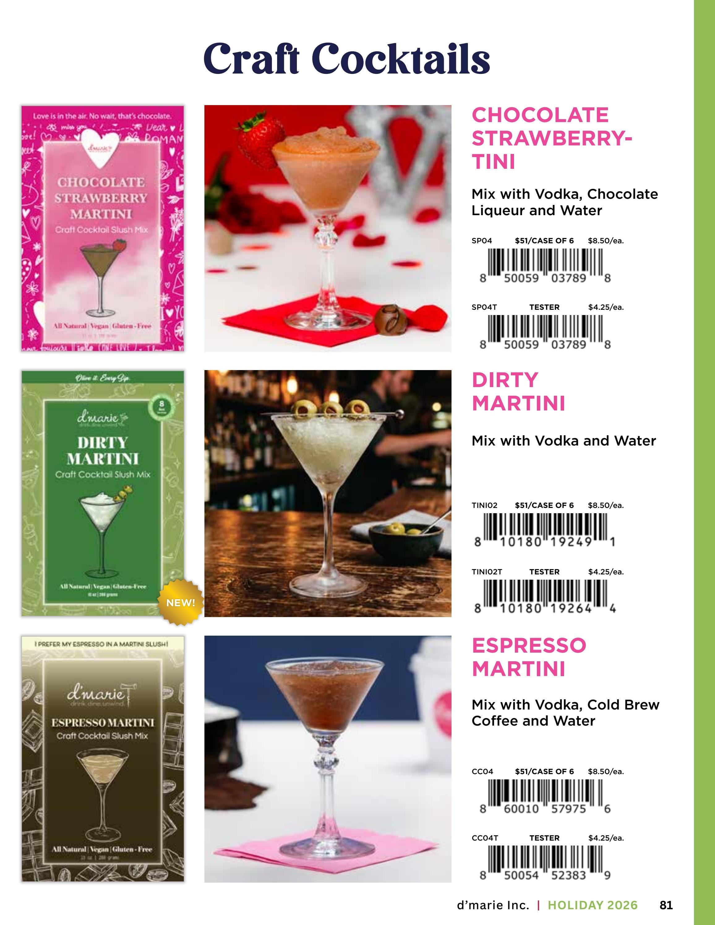 d'marie Holiday Food and Drink Catalog Weekly Ad January 1 - December 31, 2026