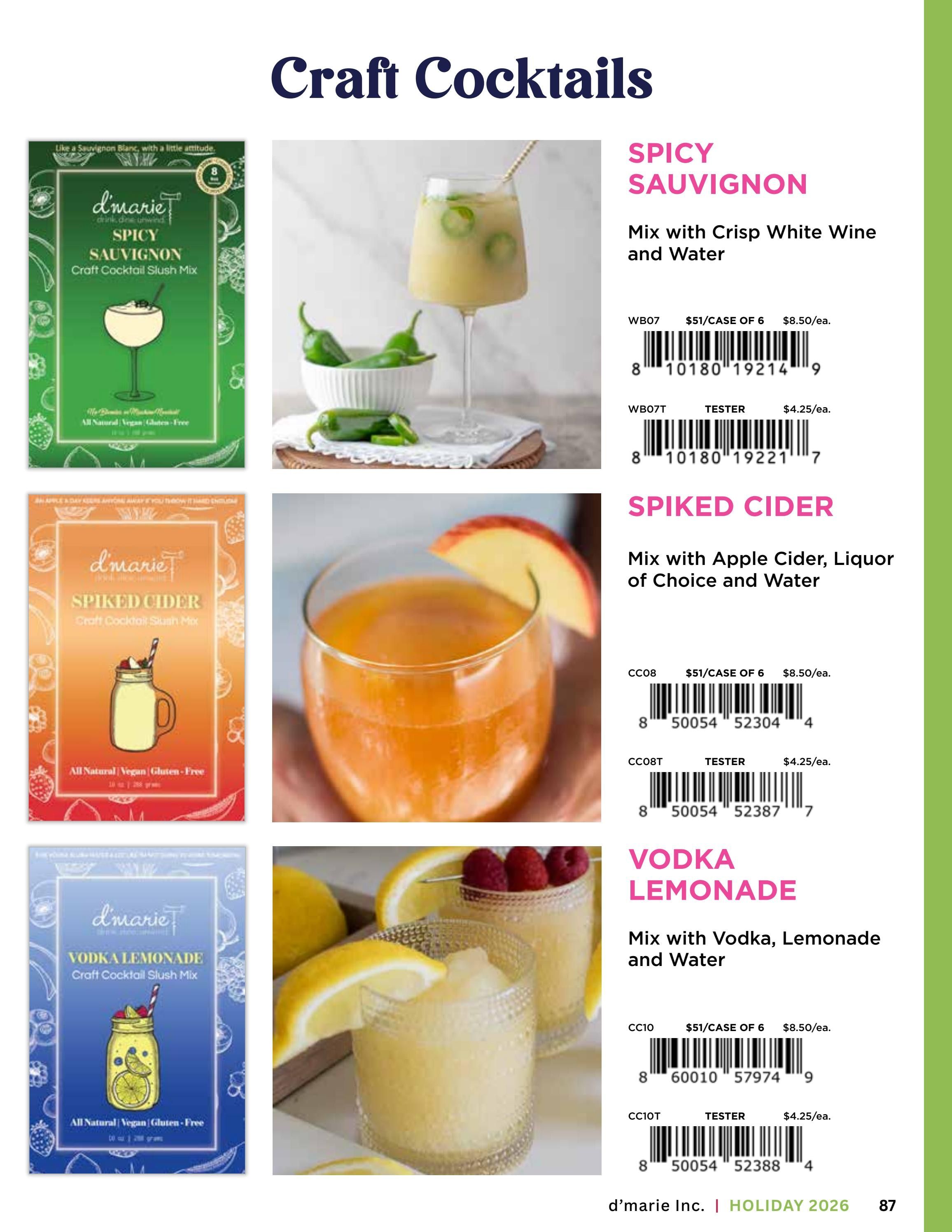 d'marie Holiday Food and Drink Catalog Weekly Ad January 1 - December 31, 2026