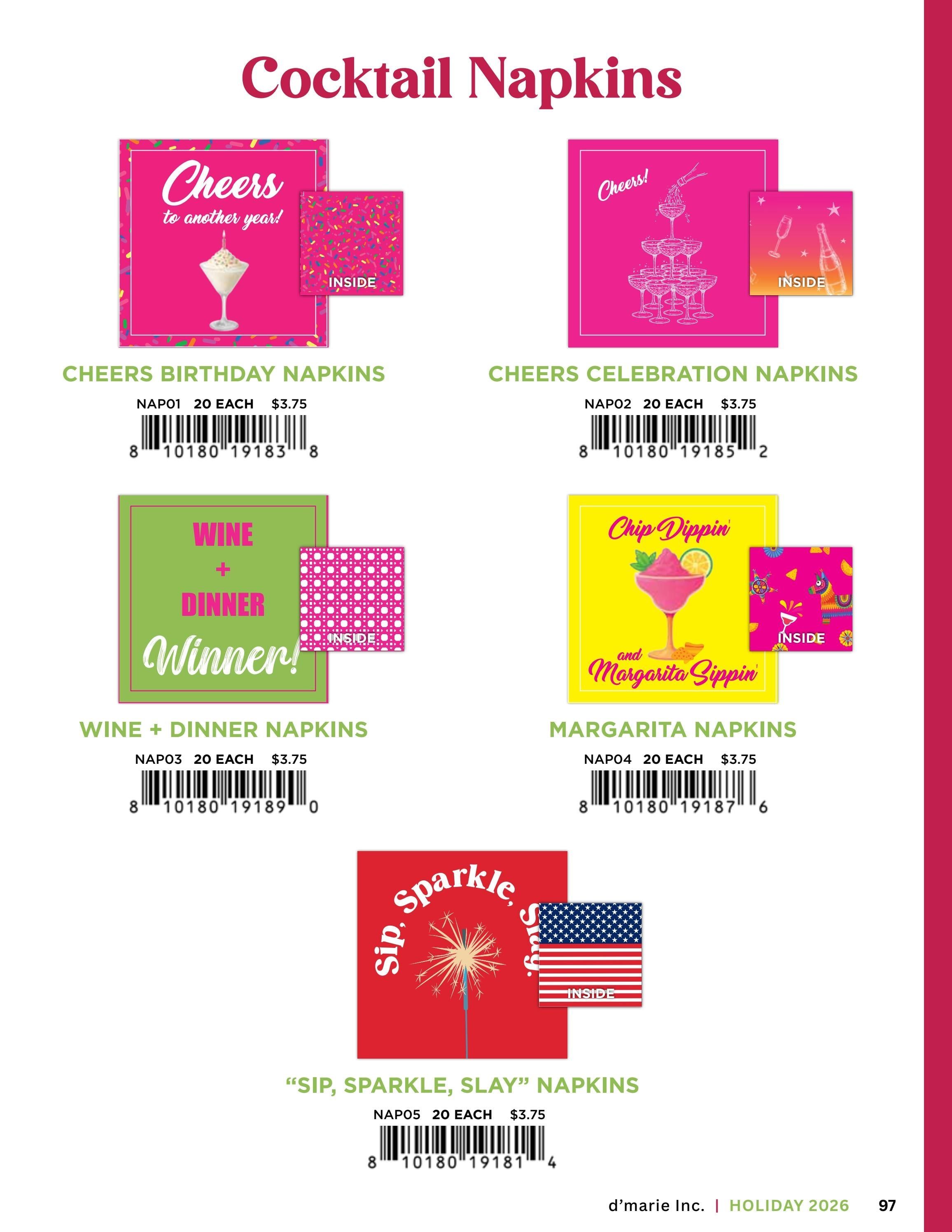 d'marie Holiday Food and Drink Catalog Weekly Ad January 1 - December 31, 2026