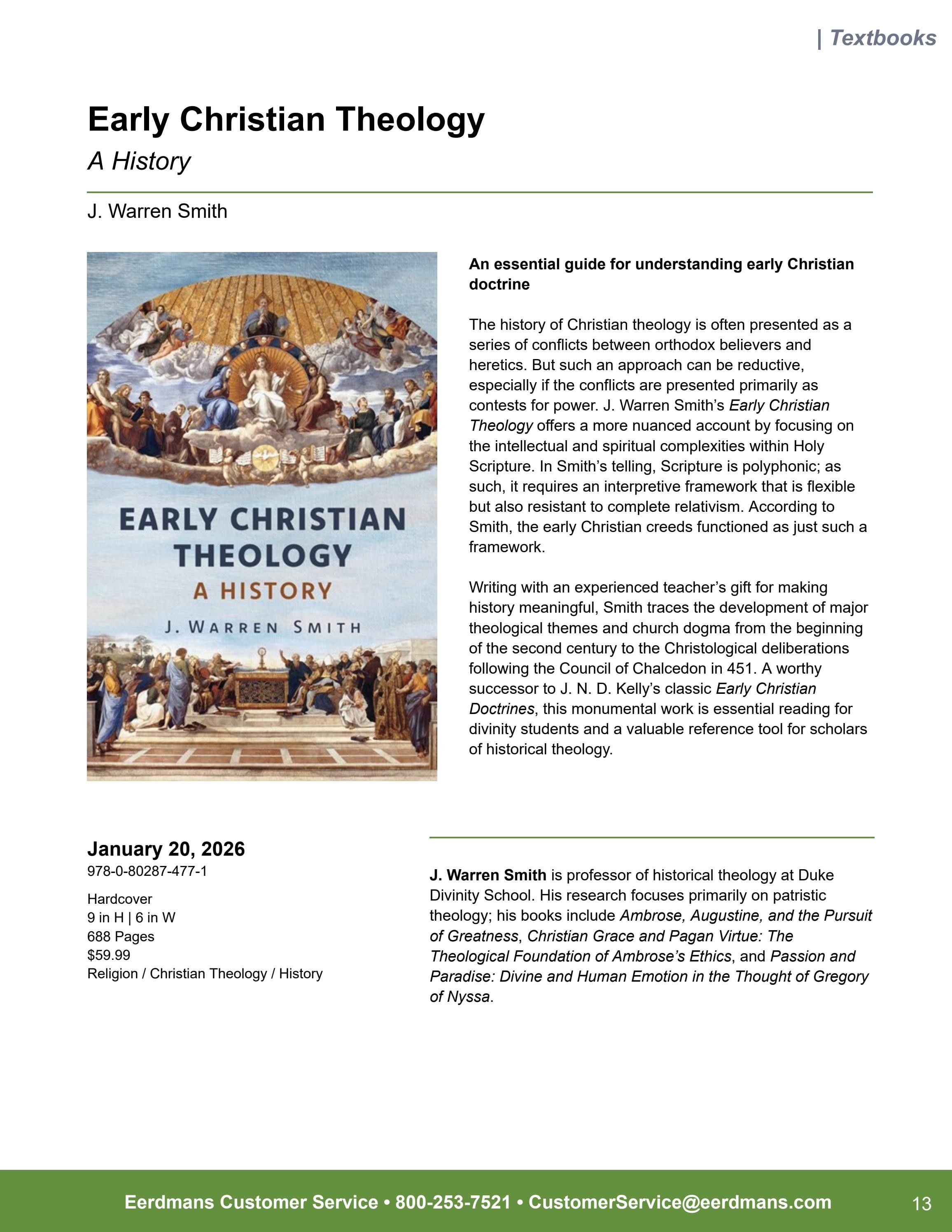 Eerdmans Publishing Spring Books Catalog Weekly Ad January 1 - December 31, 2026