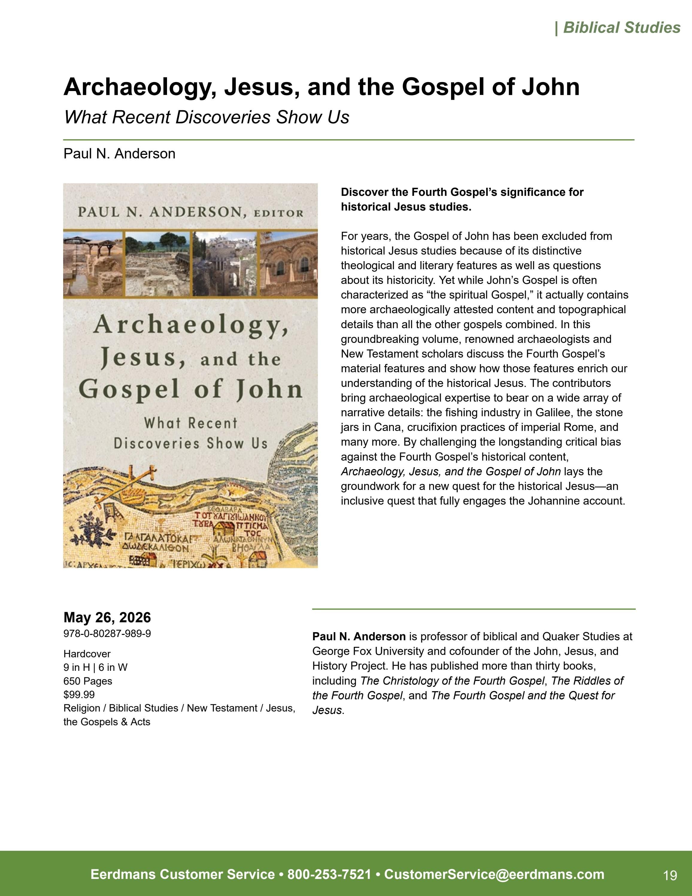Eerdmans Publishing Spring Books Catalog Weekly Ad January 1 - December 31, 2026