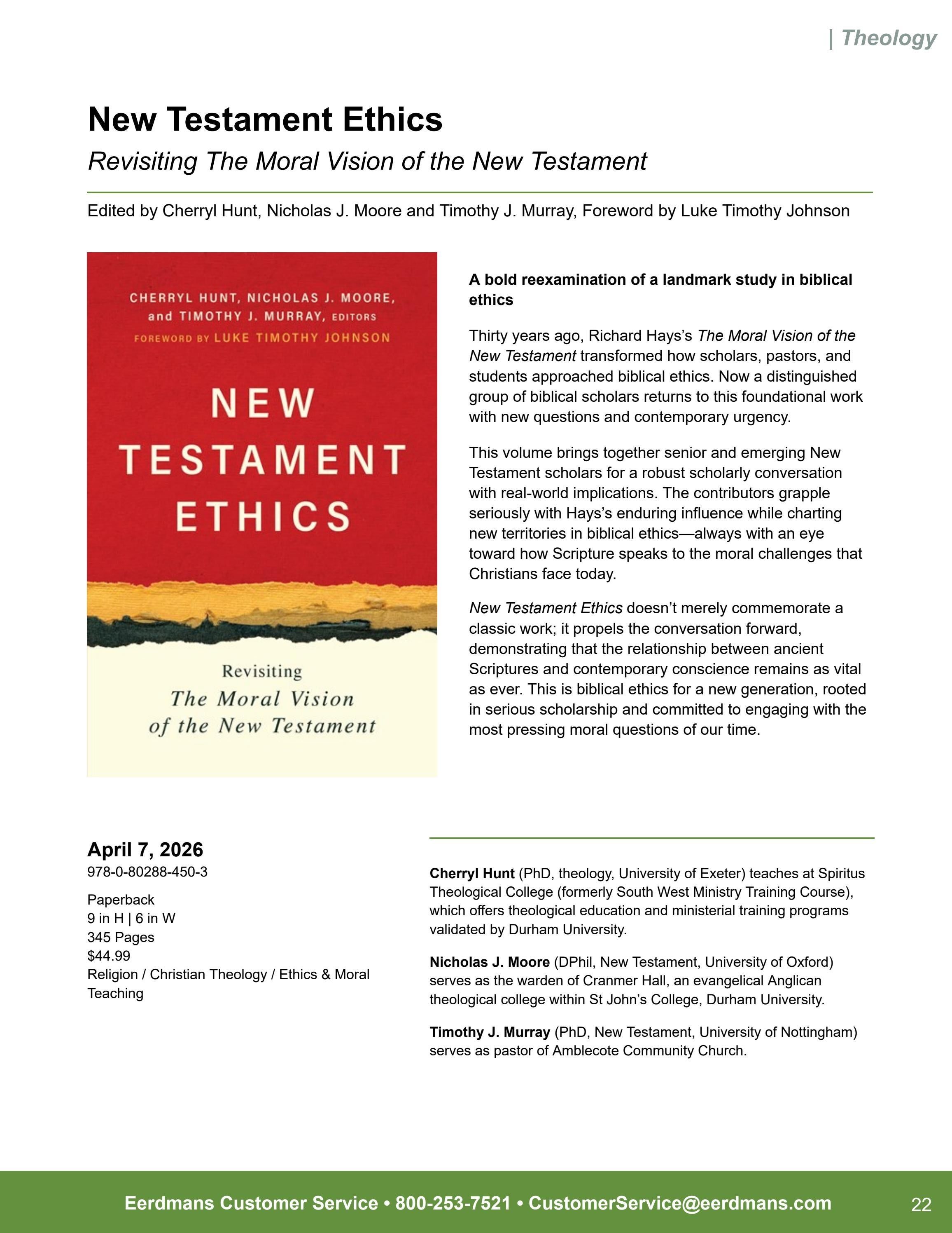 Eerdmans Publishing Spring Books Catalog Weekly Ad January 1 - December 31, 2026