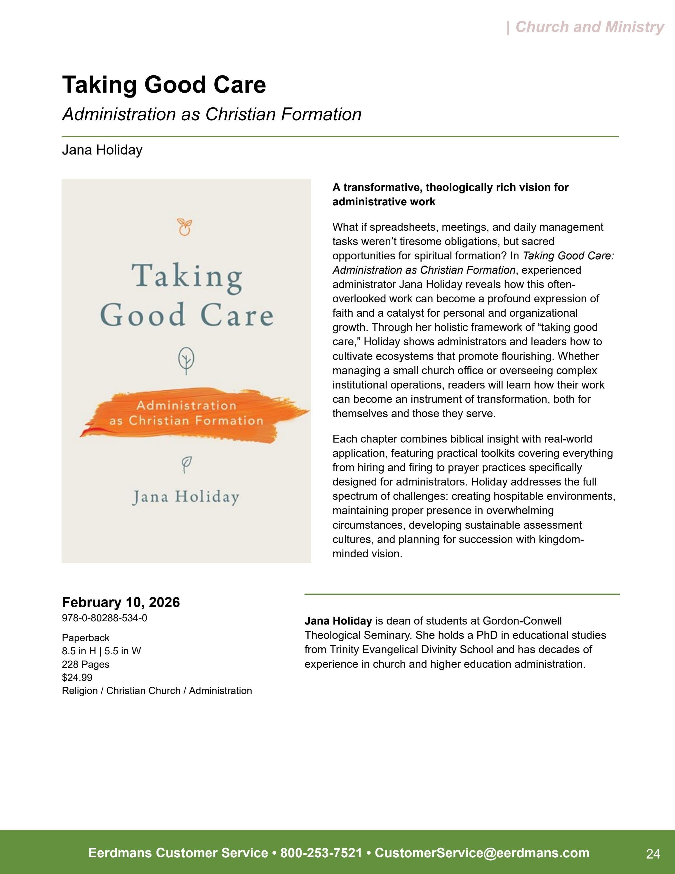 Eerdmans Publishing Spring Books Catalog Weekly Ad January 1 - December 31, 2026
