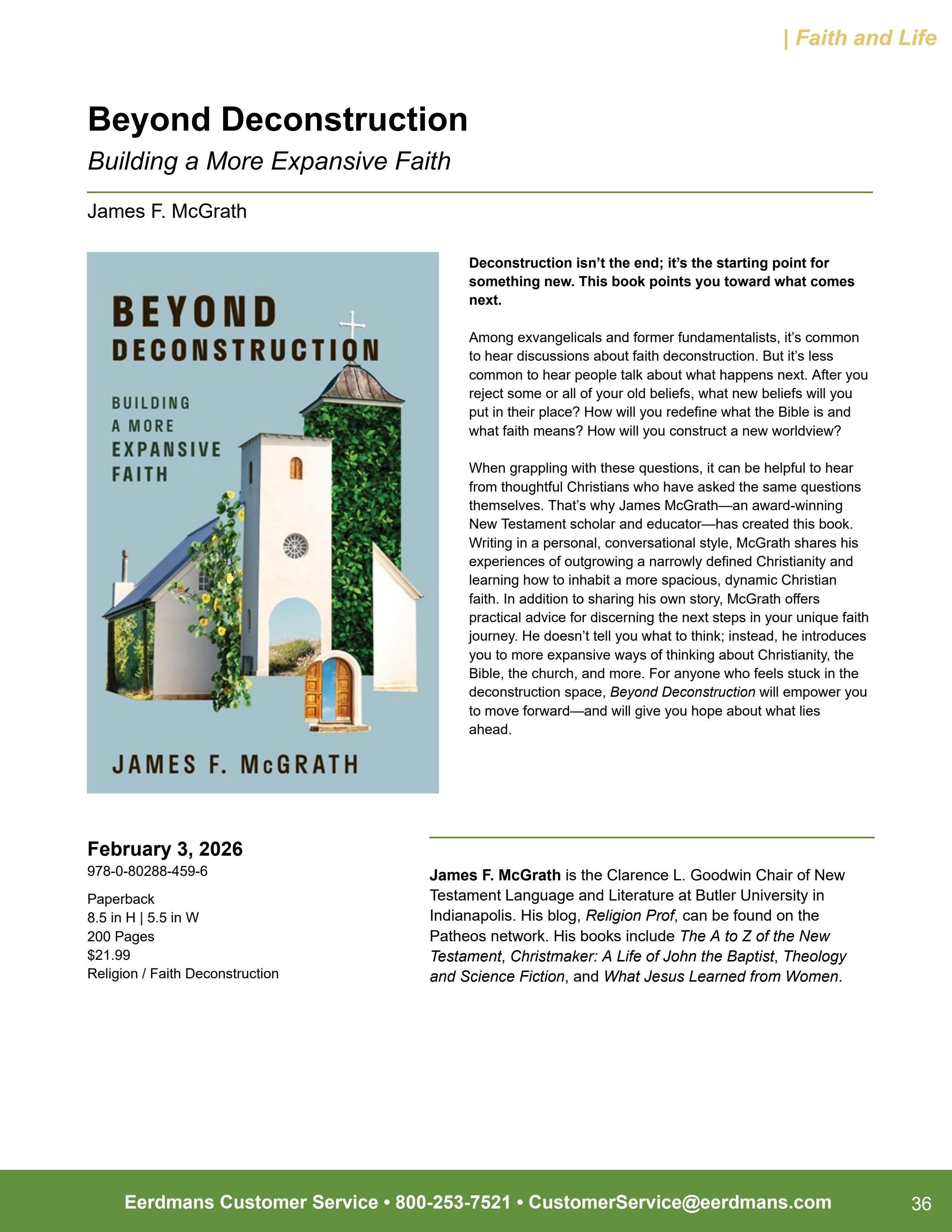 Eerdmans Publishing Spring Books Catalog Weekly Ad January 1 - December 31, 2026