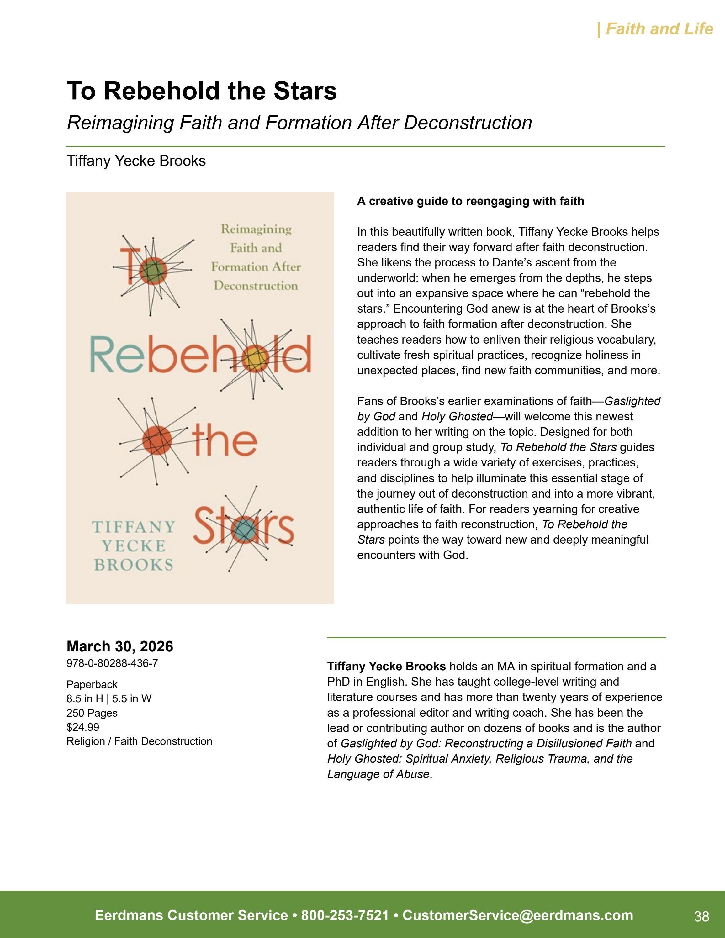 Eerdmans Publishing Spring Books Catalog Weekly Ad January 1 - December 31, 2026
