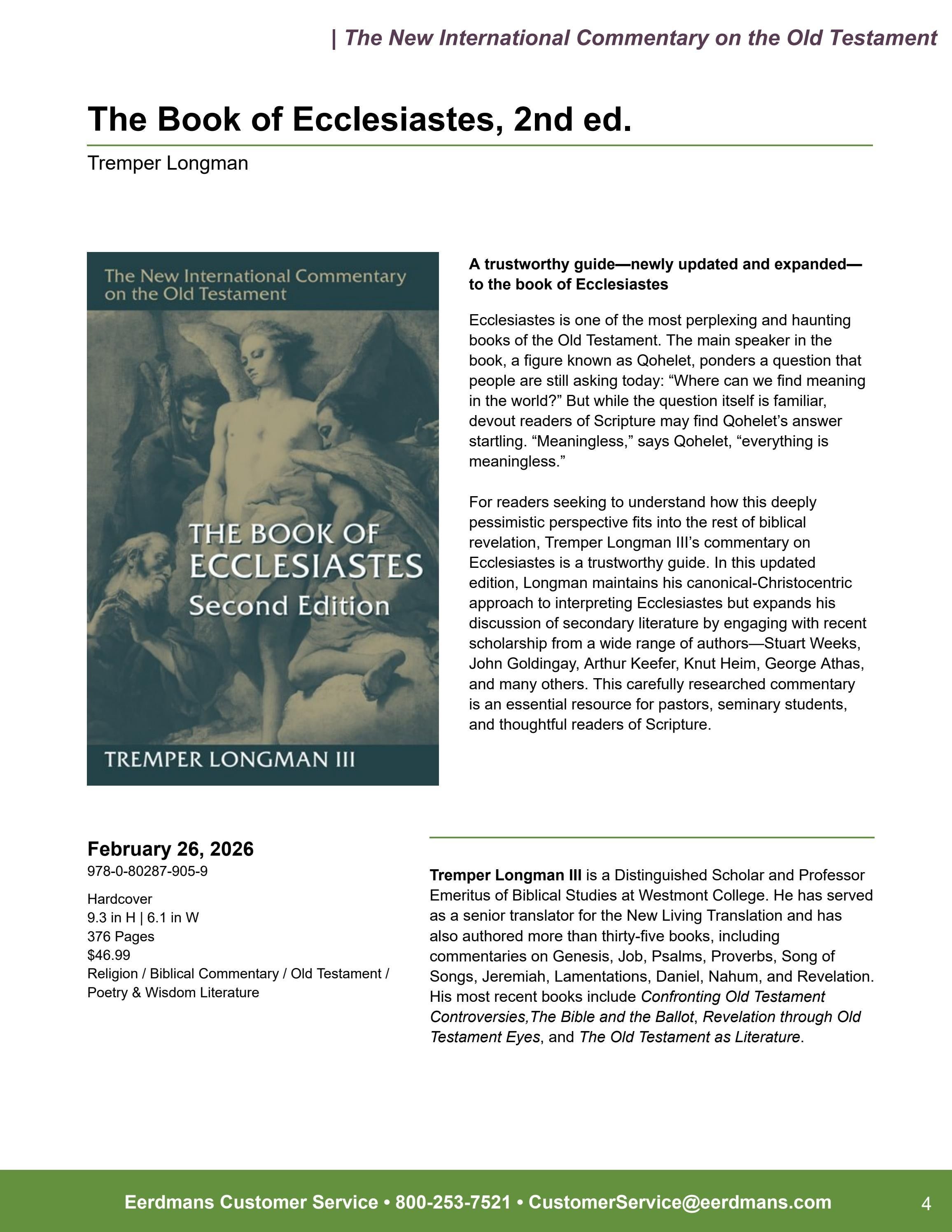 Eerdmans Publishing Spring Books Catalog Weekly Ad January 1 - December 31, 2026