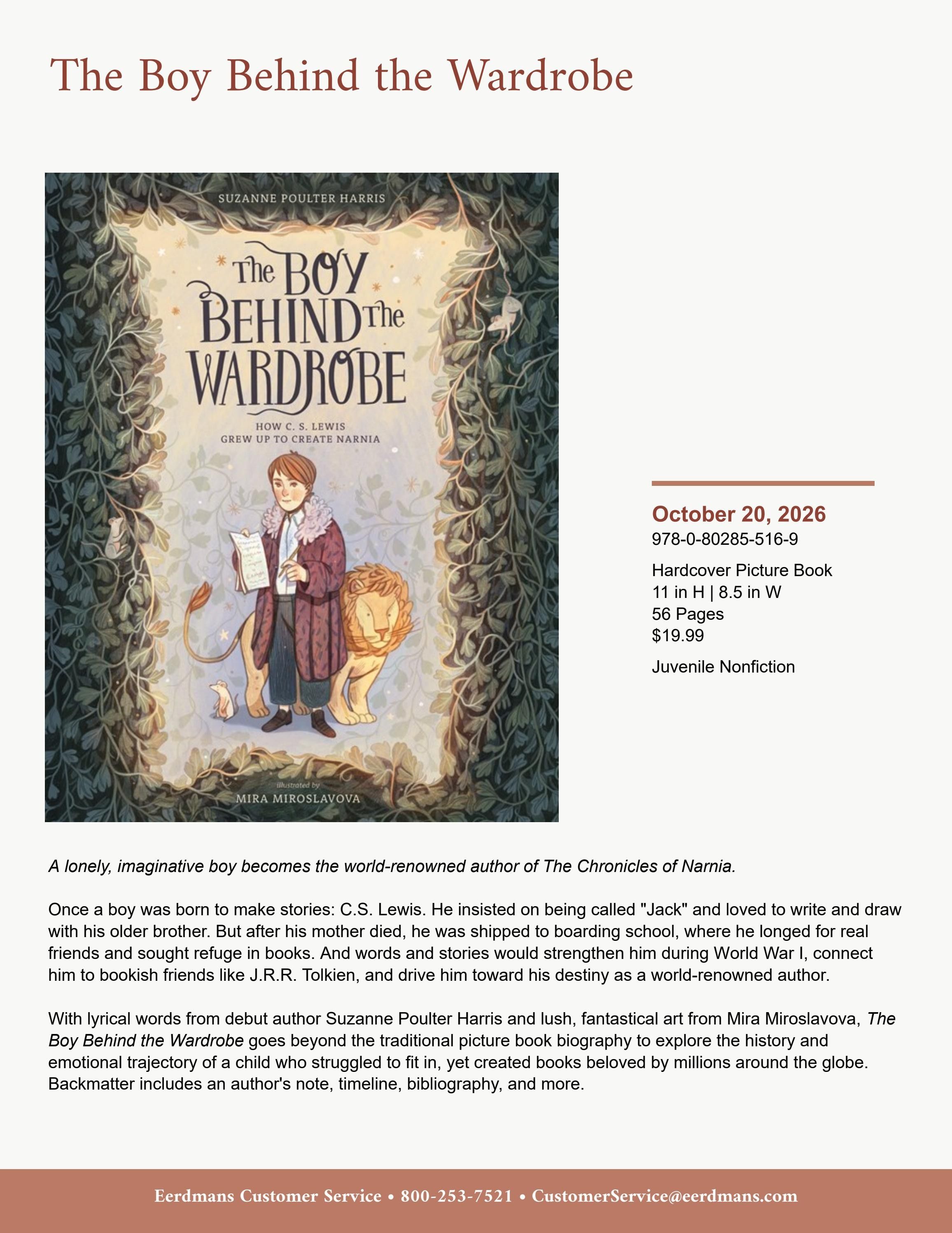 Eerdmans Publishing Young Readers Fall Books Catalog Weekly Ad January 1 - December 31, 2026