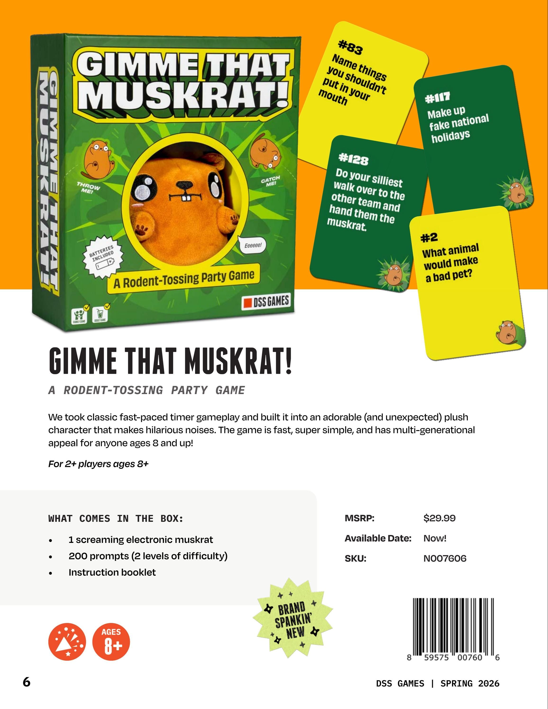 DSS Games Spring Games Catalog Weekly Ad January 1 - December 31, 2026