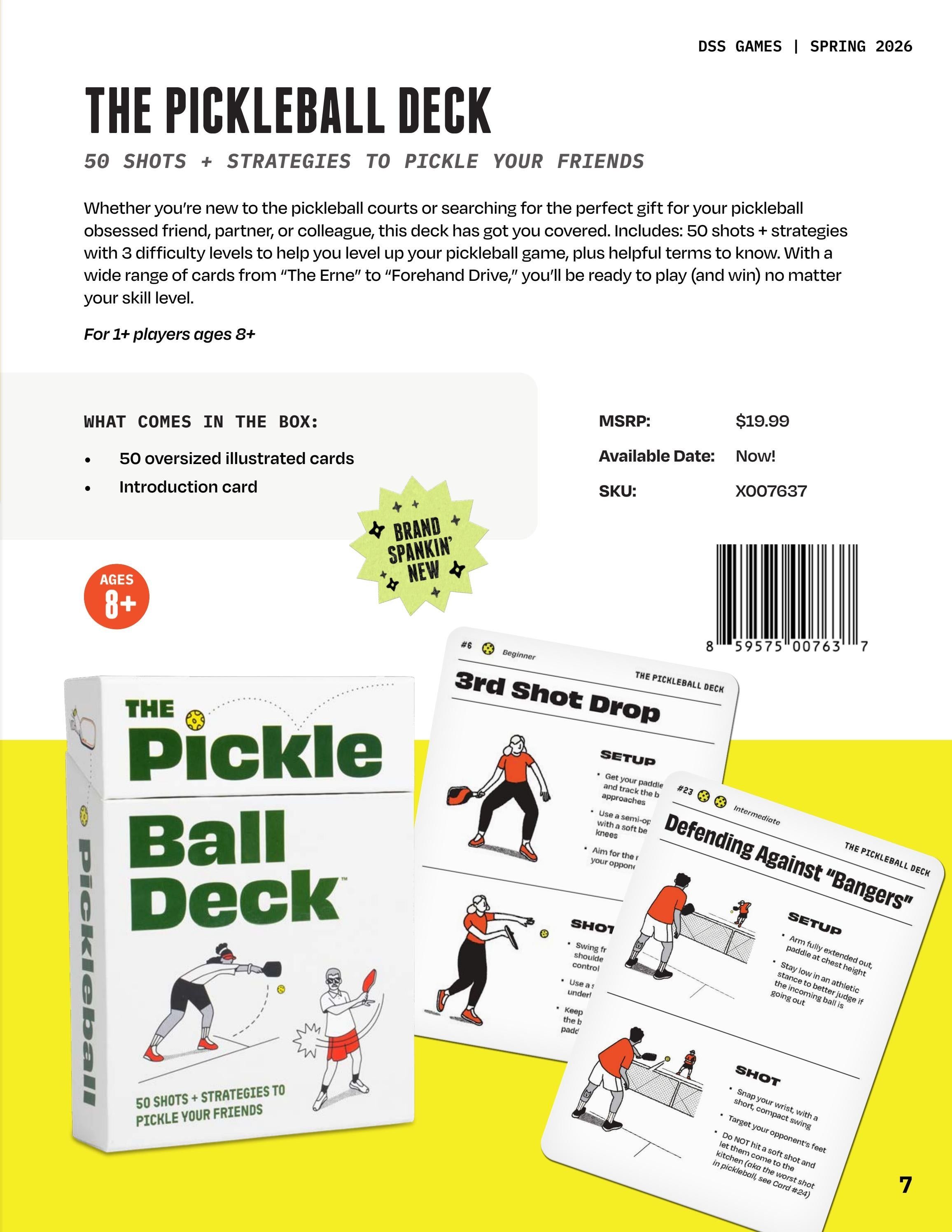 DSS Games Spring Games Catalog Weekly Ad January 1 - December 31, 2026