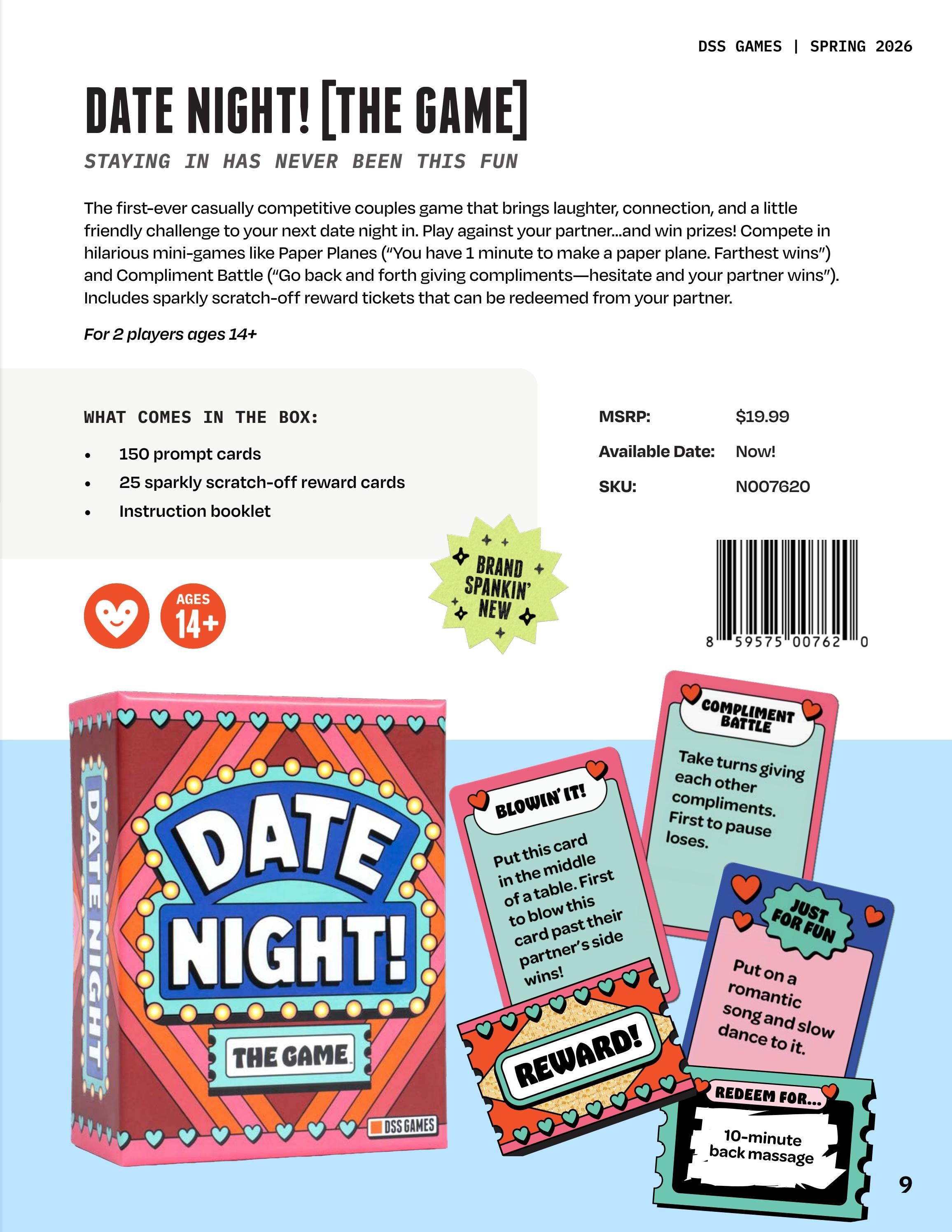 DSS Games Spring Games Catalog Weekly Ad January 1 - December 31, 2026