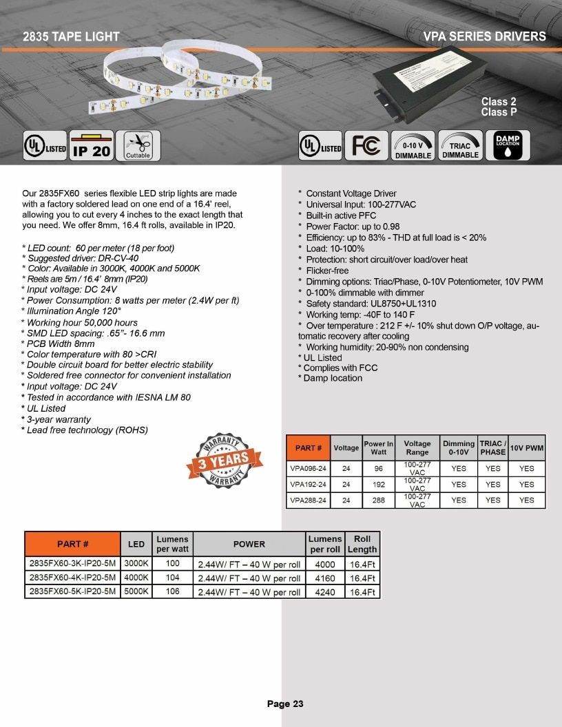 DTEC LED LED Products Catalog Weekly Ad January 1 - December 31, 2026