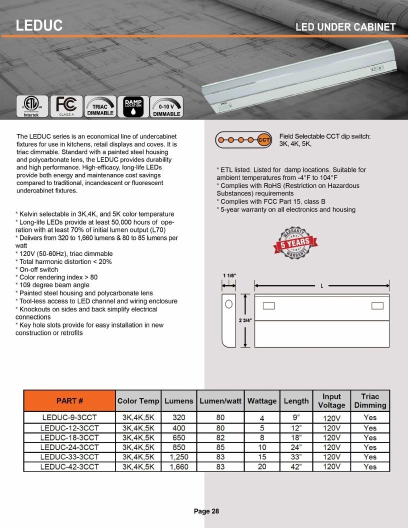 DTEC LED LED Products Catalog Weekly Ad January 1 - December 31, 2026