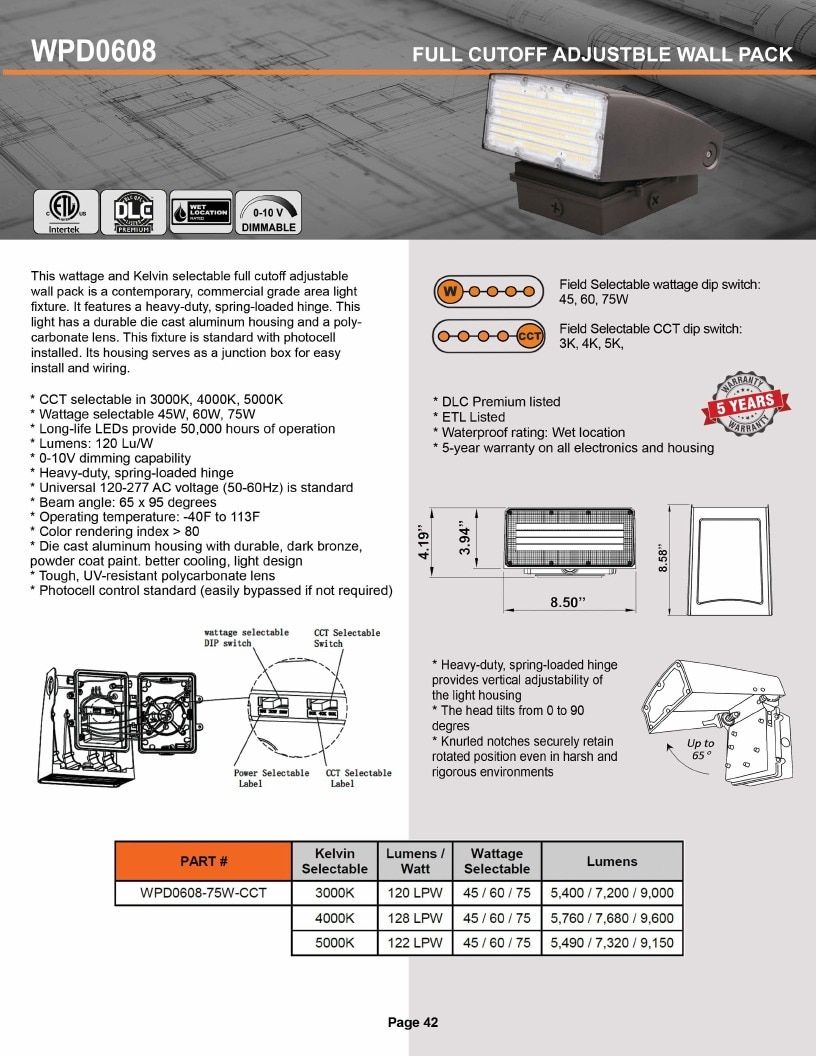 DTEC LED LED Products Catalog Weekly Ad January 1 - December 31, 2026