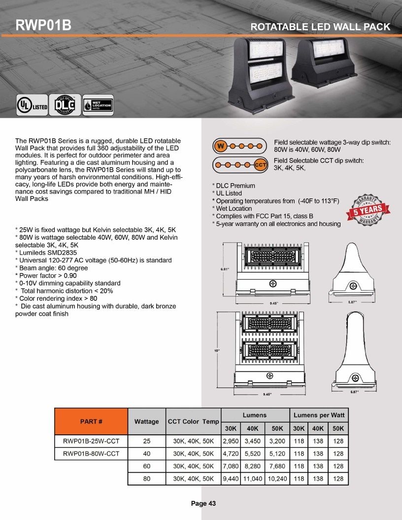 DTEC LED LED Products Catalog Weekly Ad January 1 - December 31, 2026