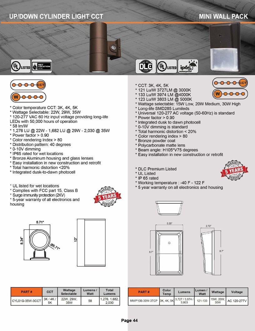 DTEC LED LED Products Catalog Weekly Ad January 1 - December 31, 2026
