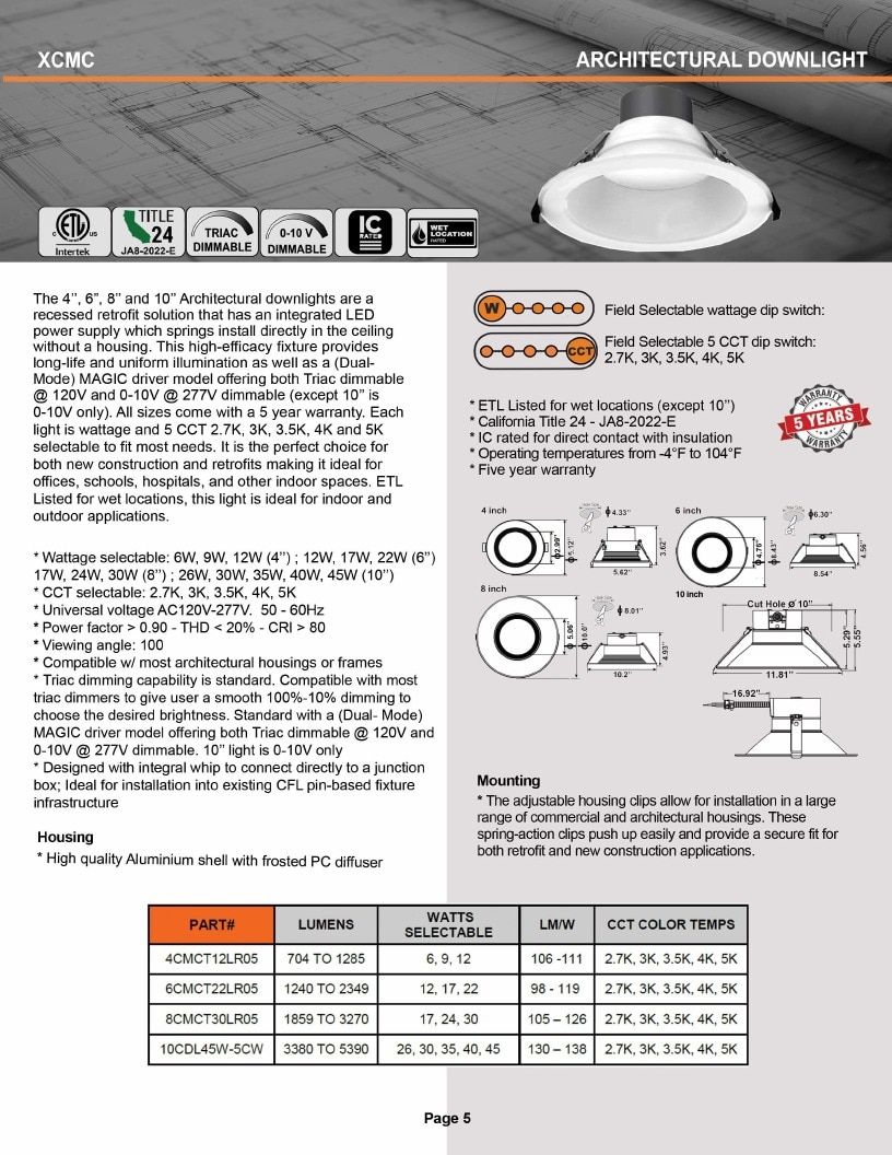 DTEC LED LED Products Catalog Weekly Ad January 1 - December 31, 2026