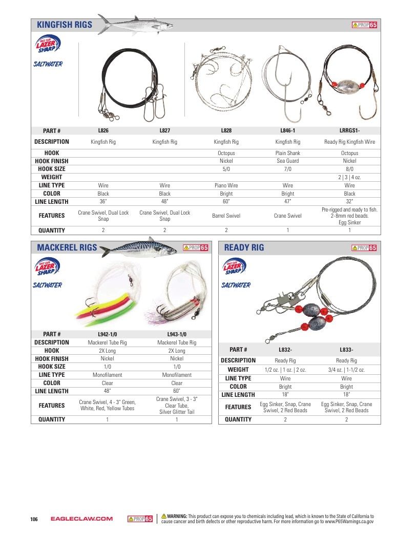 Eagle Claw Fishing Tackle Catalog Weekly Ad August 31, 2026 - December 31, 2028