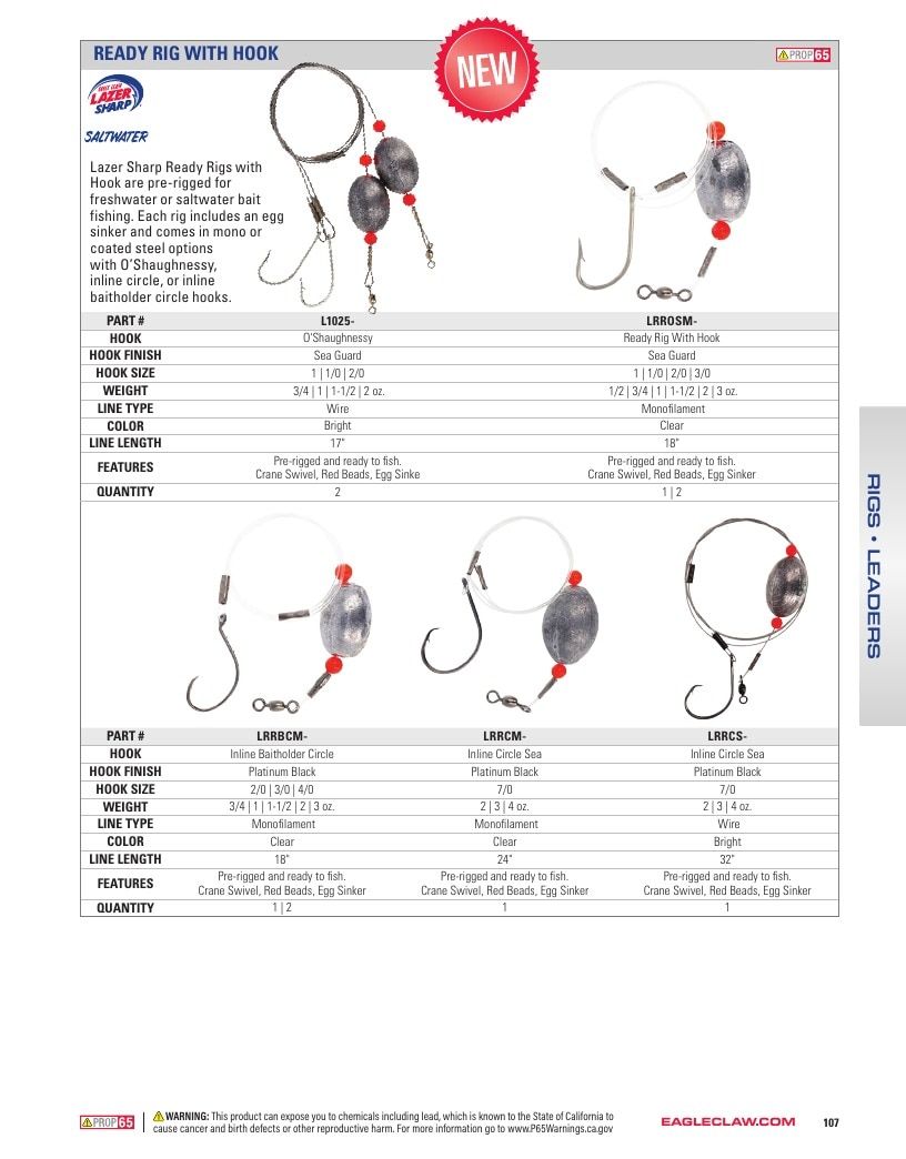 Eagle Claw Fishing Tackle Catalog Weekly Ad August 31, 2026 - December 31, 2028