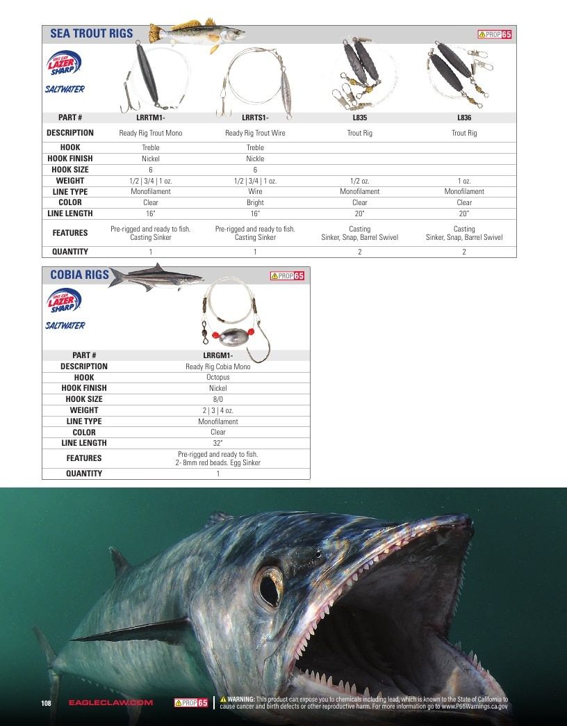 Eagle Claw Fishing Tackle Catalog Weekly Ad August 31, 2026 - December 31, 2028