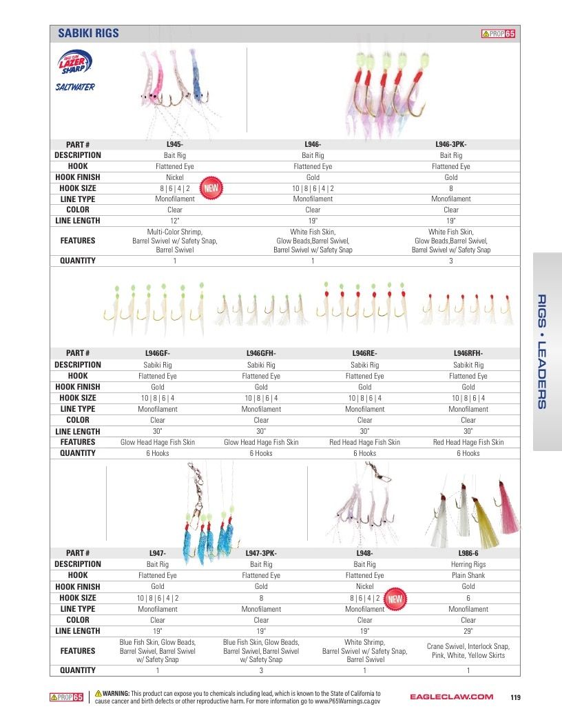 Eagle Claw Fishing Tackle Catalog Weekly Ad August 31, 2026 - December 31, 2028