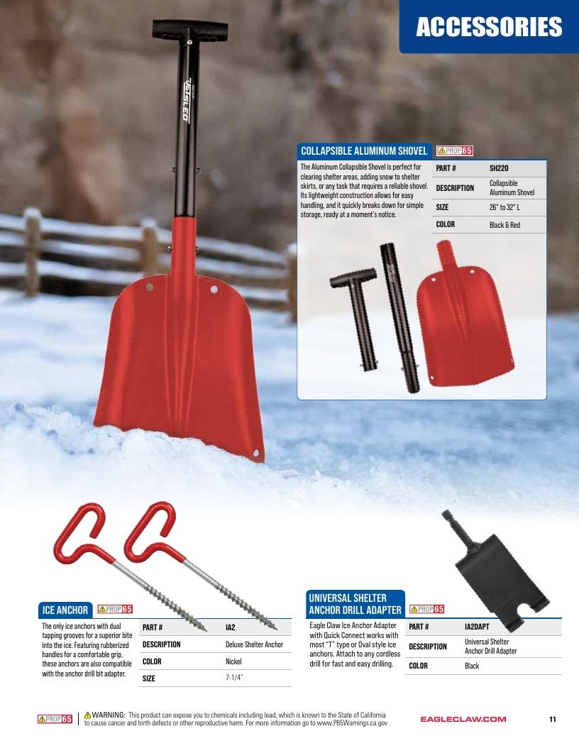 Eagle Claw Ice Fishing Catalog Weekly Ad January 1 - December 31, 2026