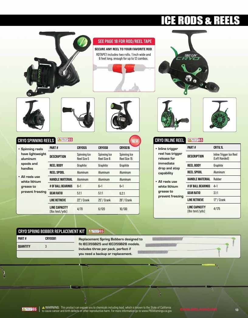 Eagle Claw Ice Fishing Catalog Weekly Ad January 1 - December 31, 2026