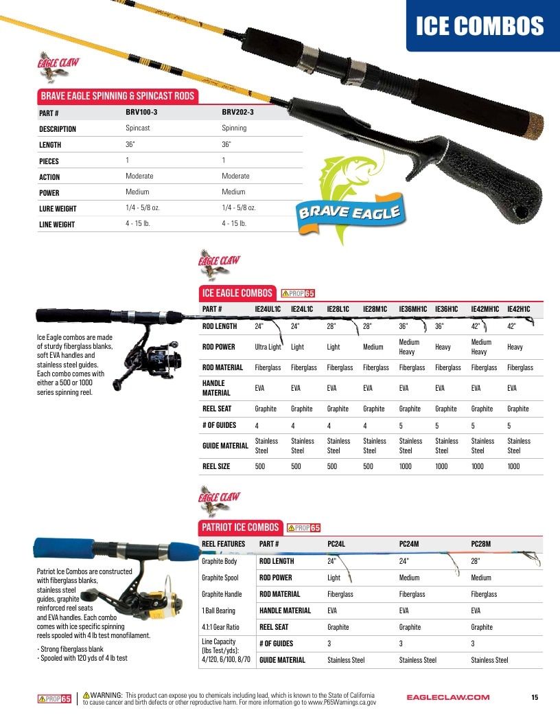 Eagle Claw Ice Fishing Catalog Weekly Ad January 1 - December 31, 2026