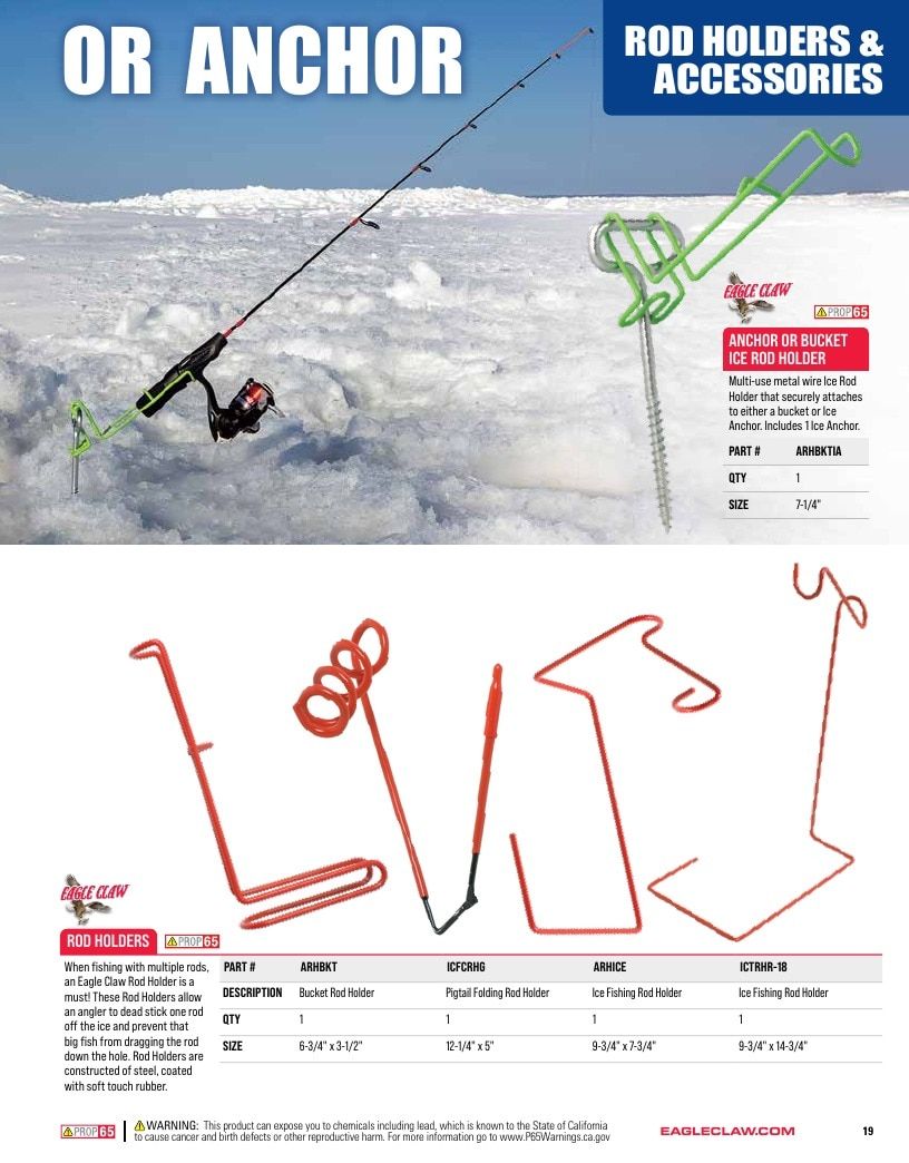 Eagle Claw Ice Fishing Catalog Weekly Ad January 1 - December 31, 2026