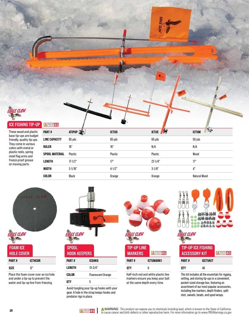 Eagle Claw Ice Fishing Catalog Weekly Ad January 1 - December 31, 2026