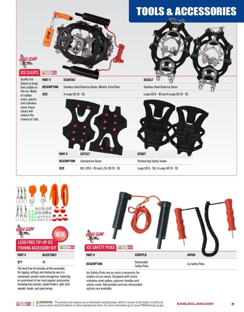 Eagle Claw Ice Fishing Catalog Weekly Ad January 1 - December 31, 2026