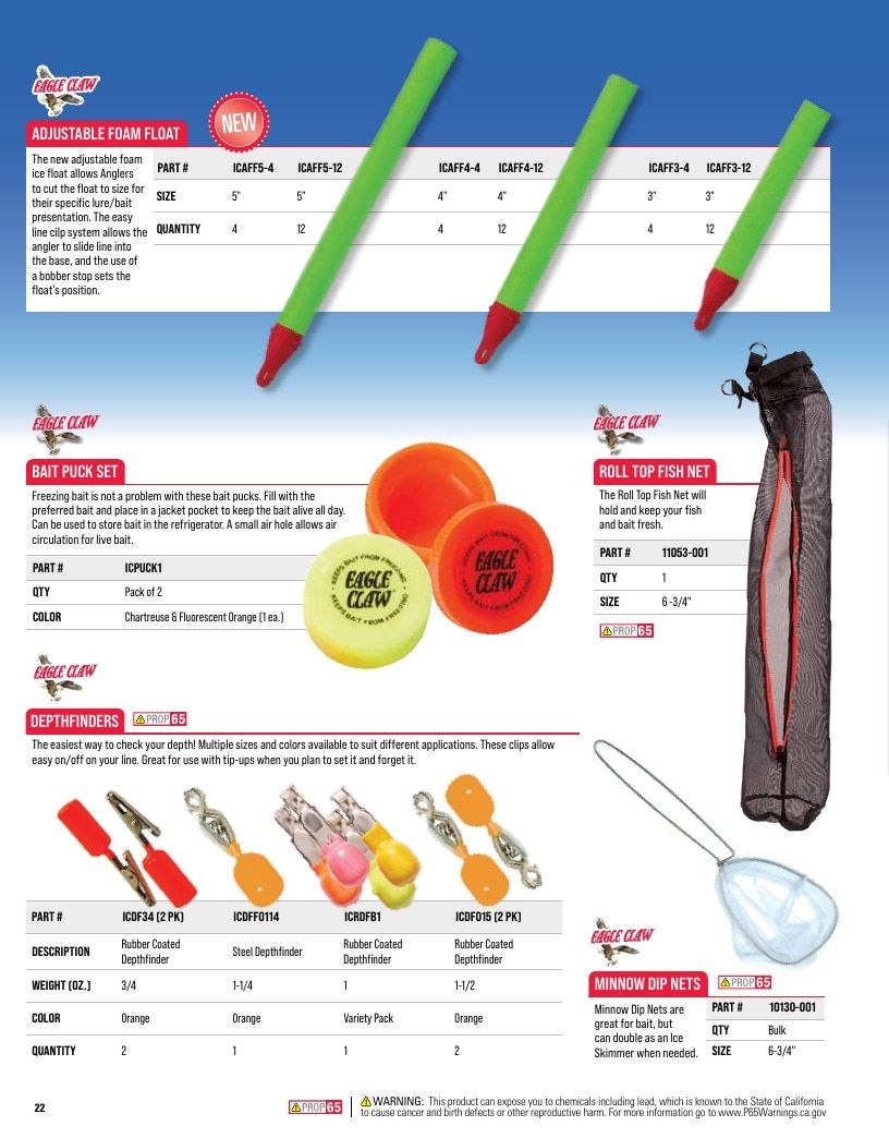 Eagle Claw Ice Fishing Catalog Weekly Ad January 1 - December 31, 2026